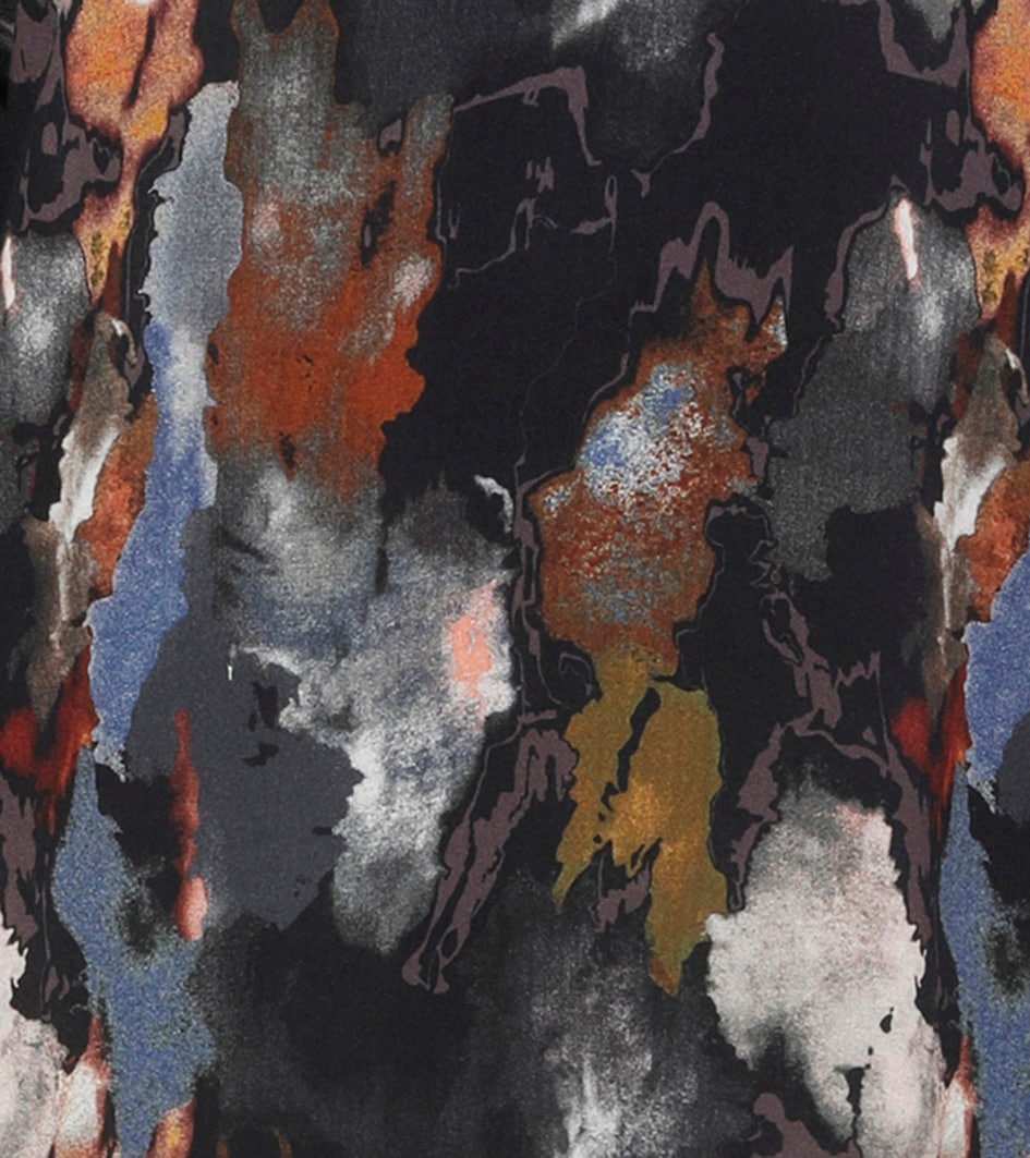 Aniston CASUAL Blusenkleid, mit extravagantem, grafischen Batik-Muster