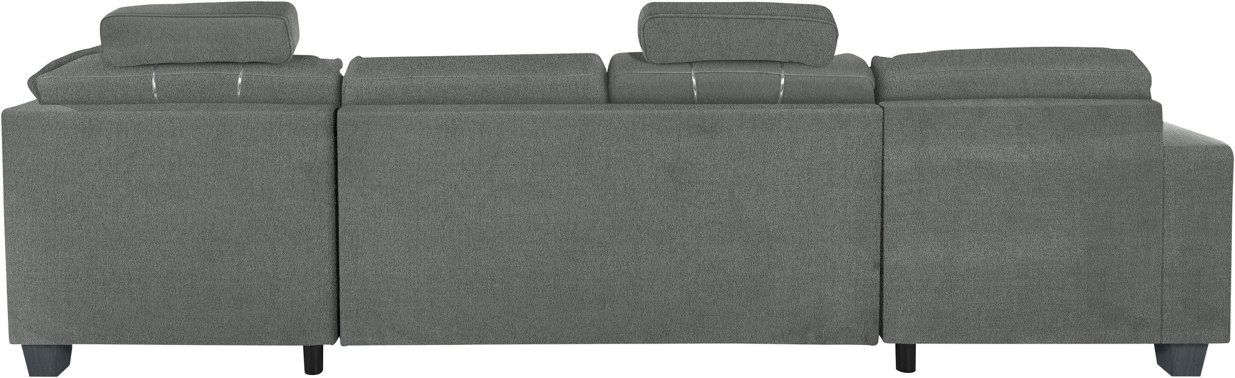 TRENDMANUFAKTUR Wohnlandschaft »Chamber, U-Form« inklusive zwei Kopfstützen, wahlweise mit Bettfunktion