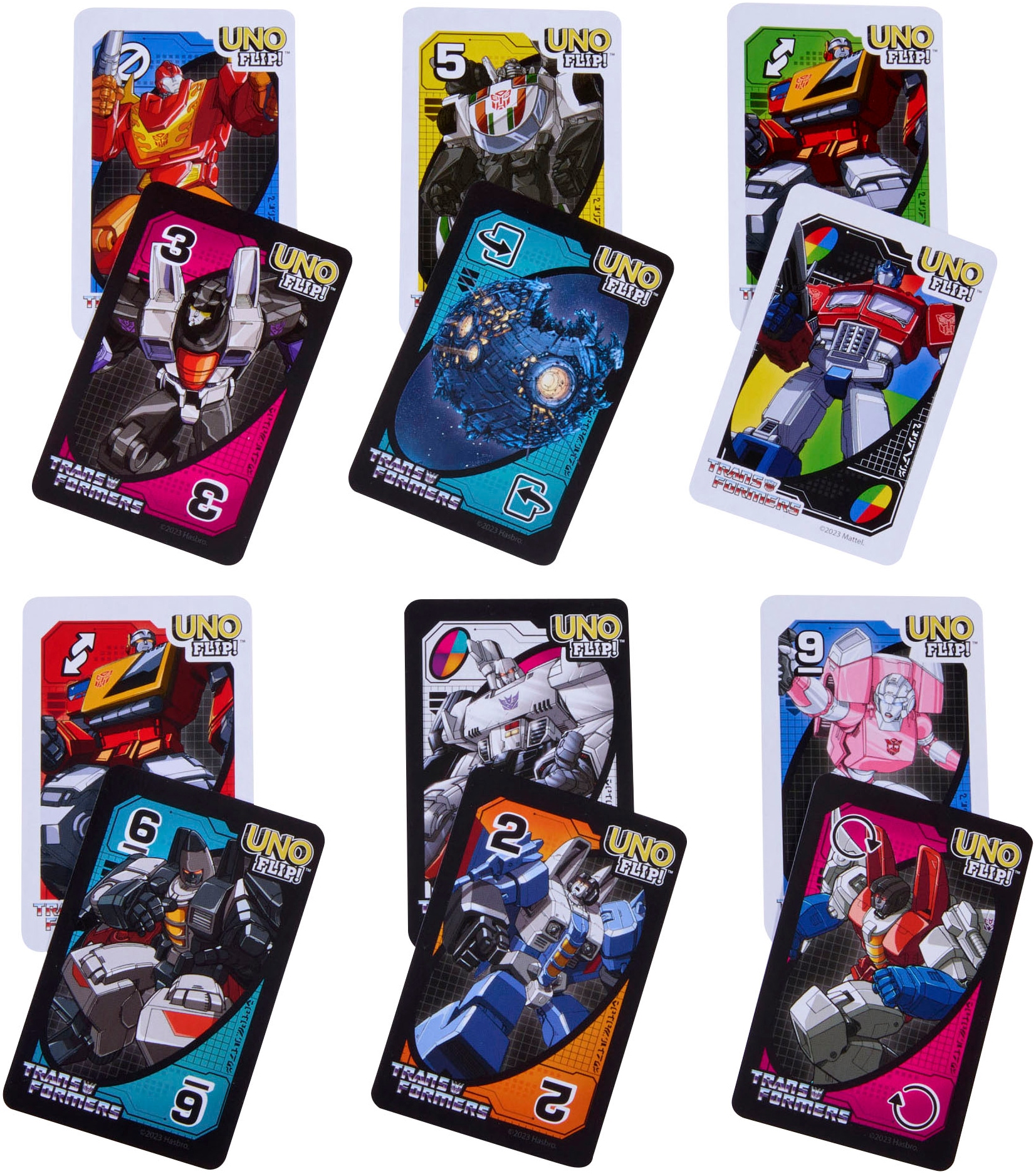 Mattel games Spiel »UNO Flip Transformers«