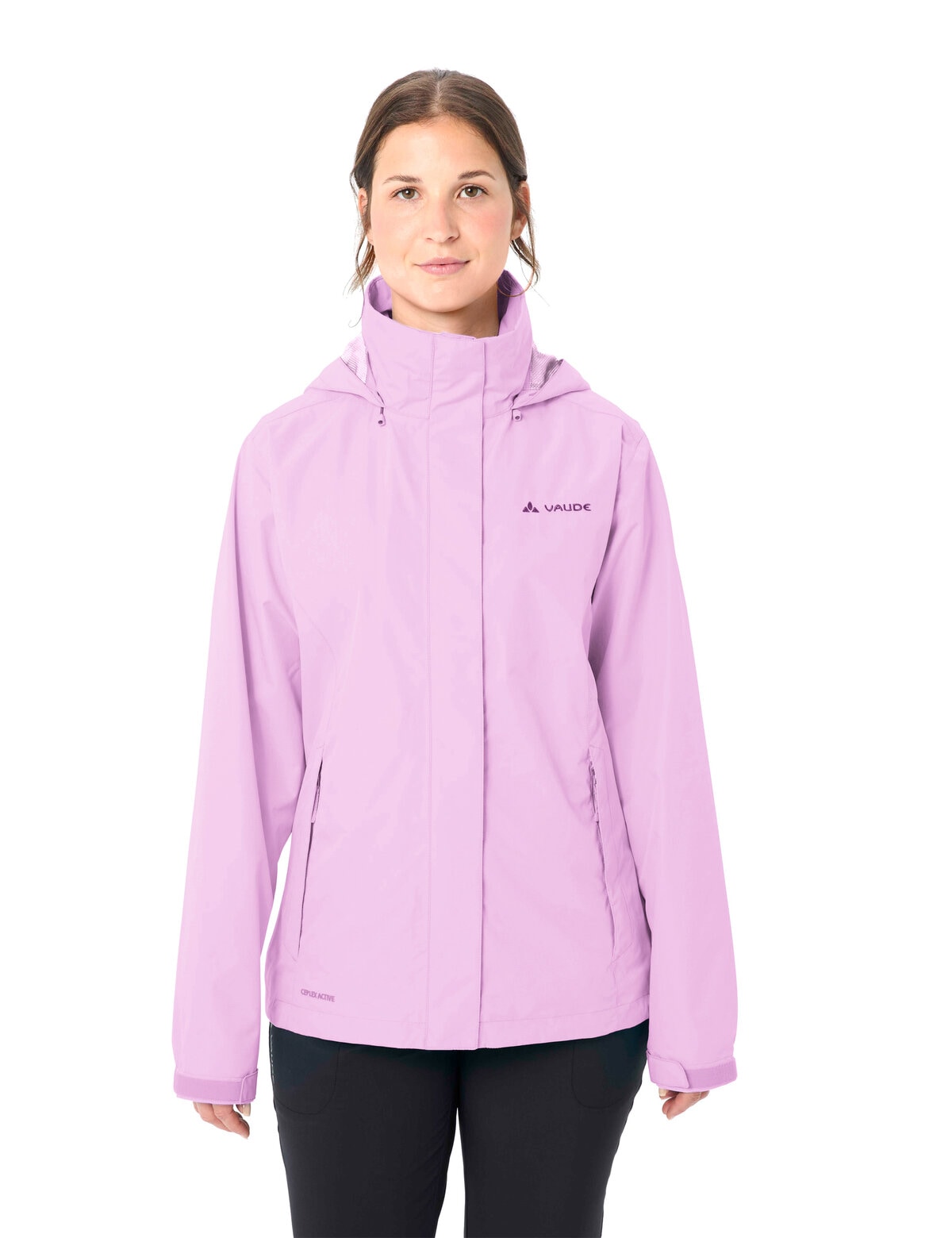 VAUDE Regenjacke »Women's Escape Light Jacket« mit Kapuze für Wandern und Trekking, atmungsaktives Material, wasserdicht