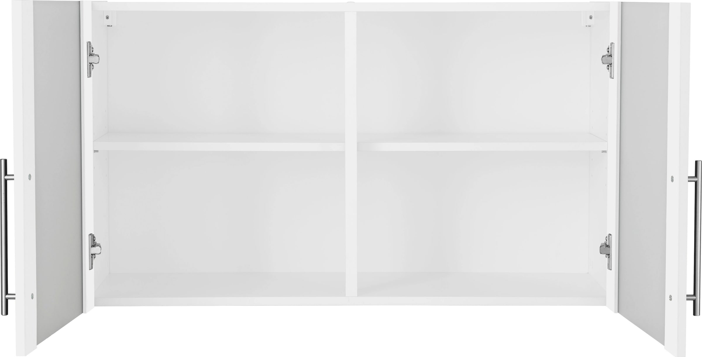 wiho Küchen Glashängeschrank »Cali, TOPSELLER« Front mit Glaseinsatz