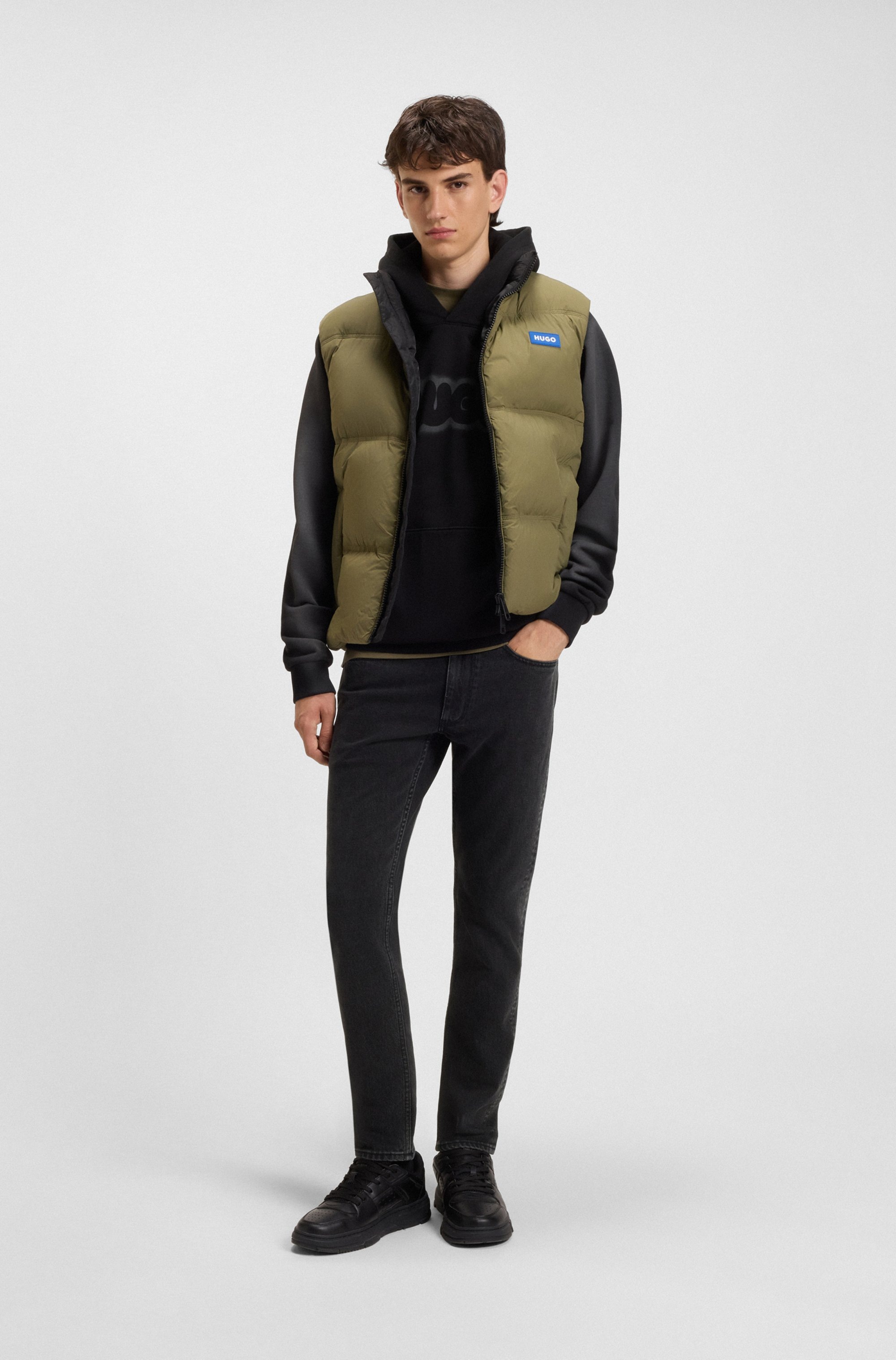HUGO Slim-fit-Jeans »Zane« mit angesetztem Bund