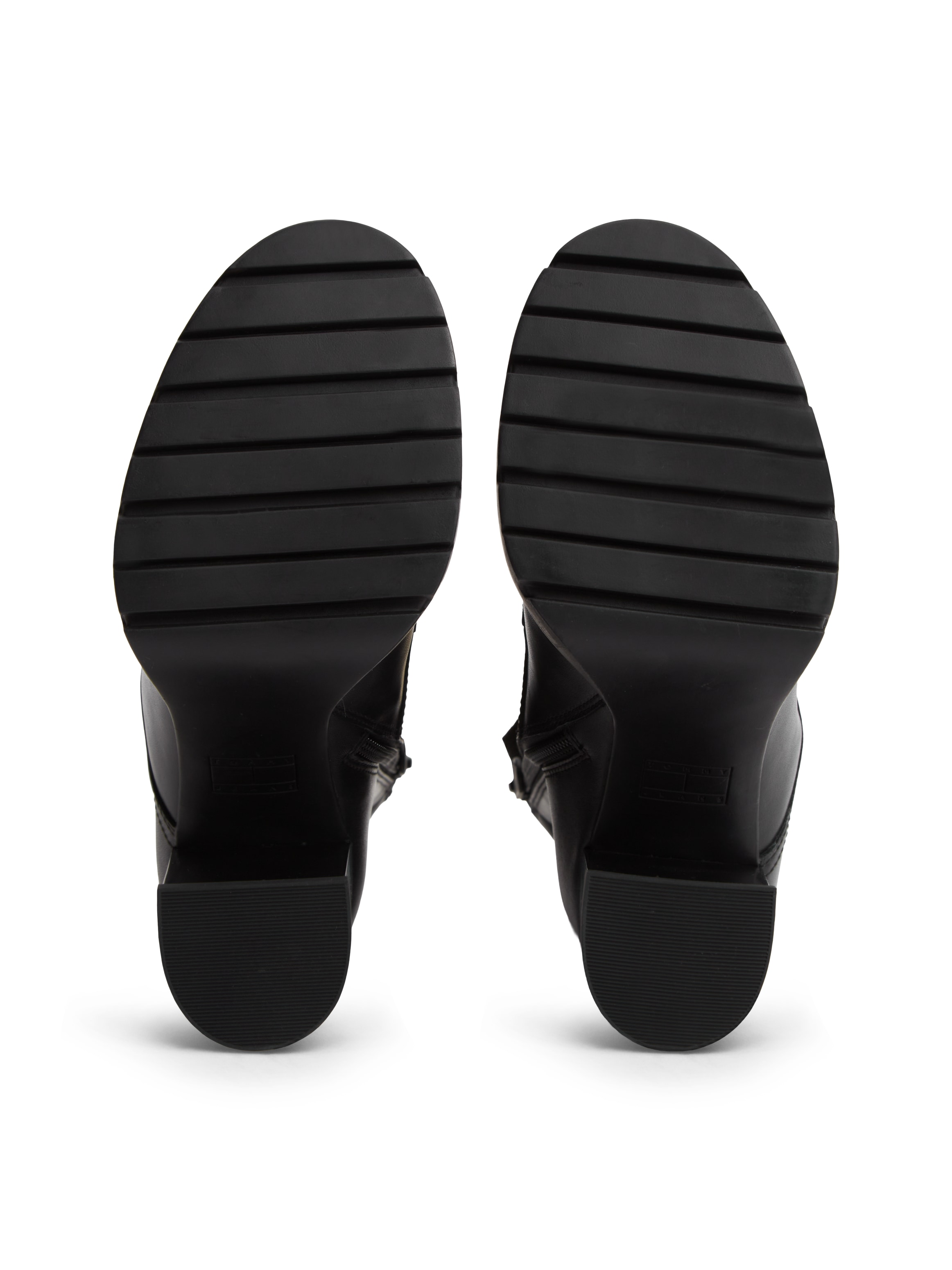 Tommy Jeans High-Heel-Stiefelette »TJW LACE UP HIGH HEEL BOOTS«  Blockabsatz, Schnürstiefelette mit Logoflag