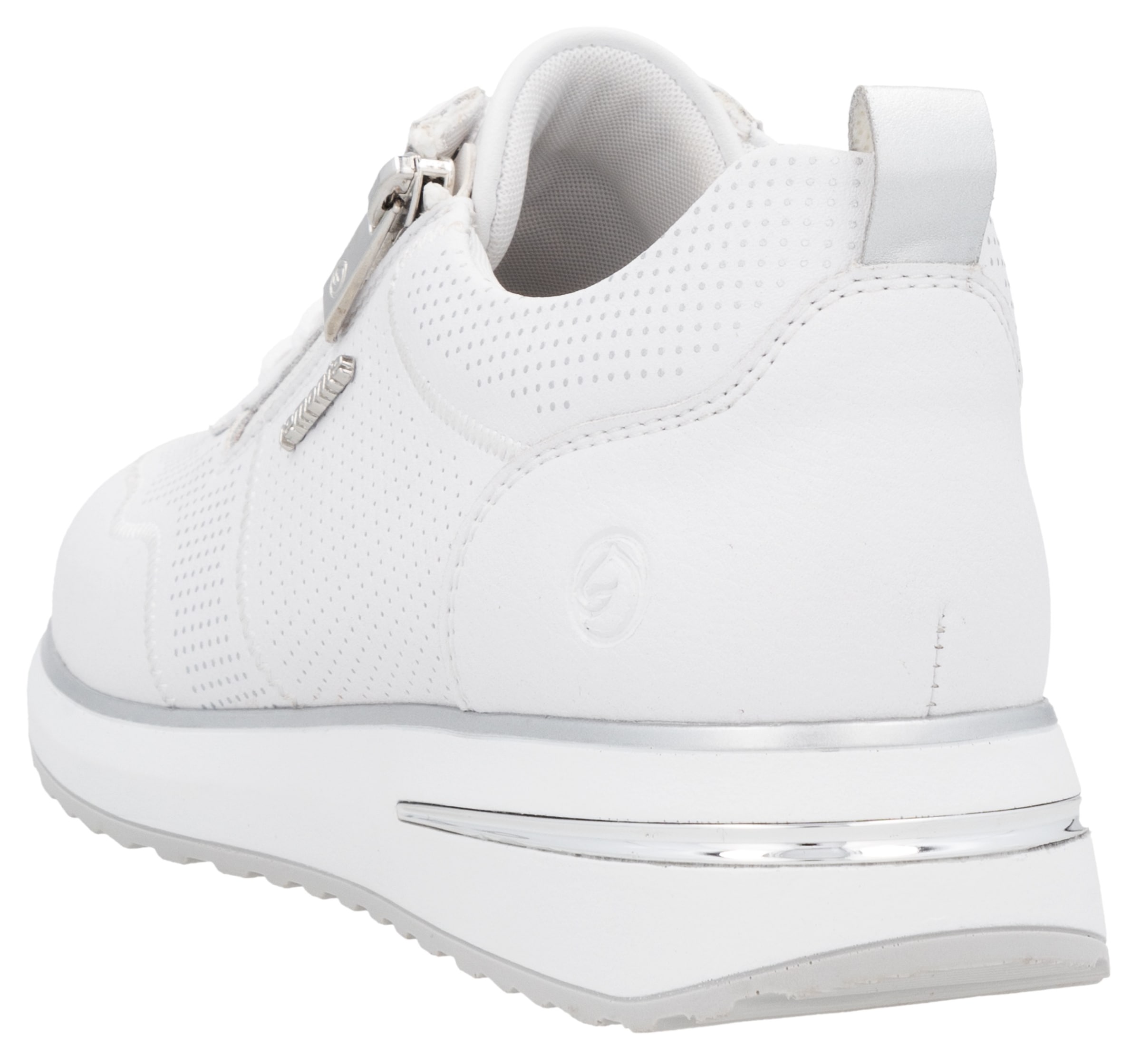Remonte Keilsneaker, Freizeitschuh, Halbschuh, Schnürerschuh mit gepolstertem Schaftrand