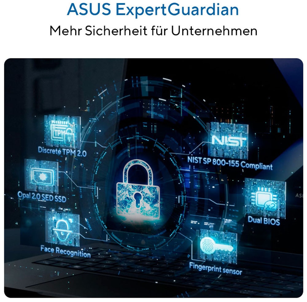 Asus Notebook »ExpertBook B5 B5405CCA-NZ0086X« 35,6 cm / 14 ″ Intel Core Ultra 7 Intel Graphics 1.000 GB SSD