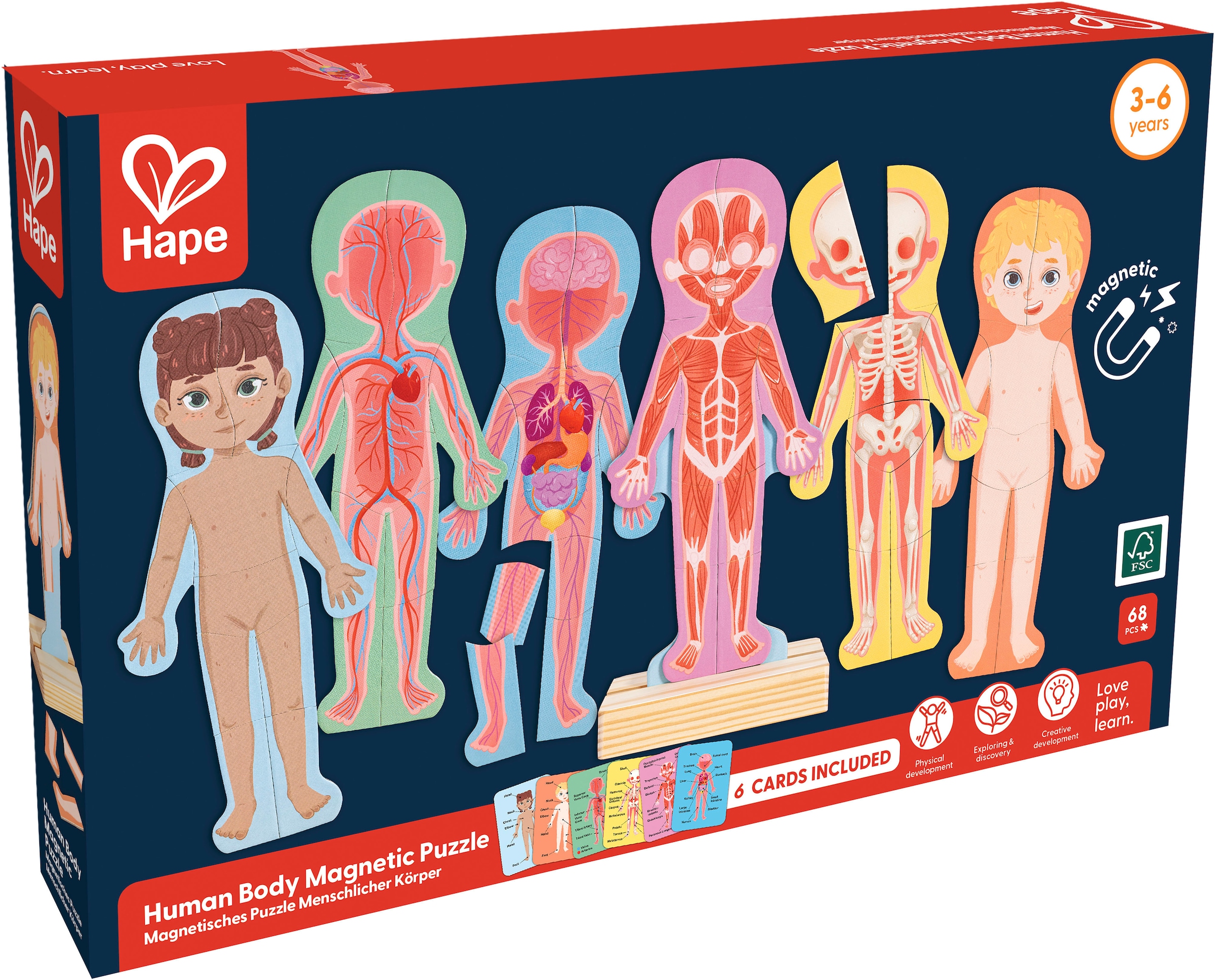 Hape Konturenpuzzle »Menschlicher Körper«