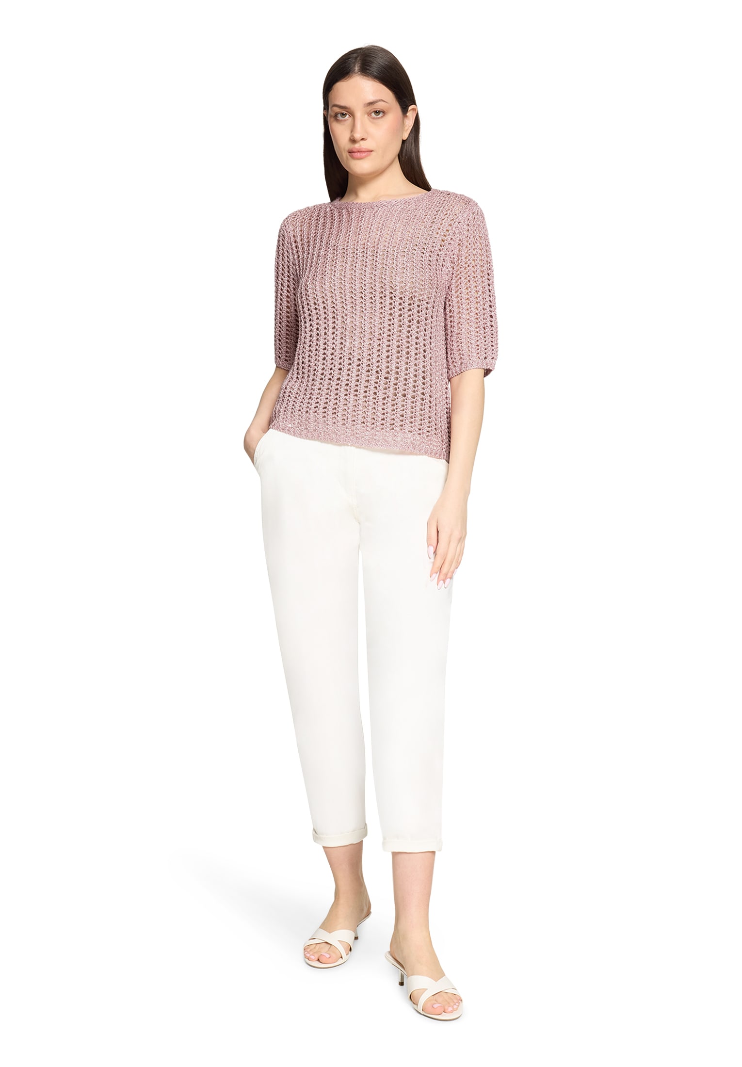 Betty Barclay Strickpullover »Strickpullover mit Lochmuster«