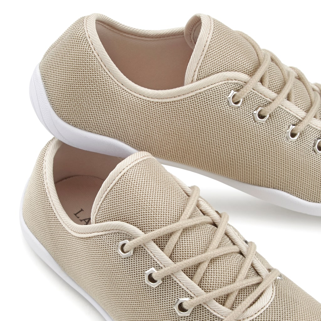 LASCANA Sneaker, Schnürhalbschuh superleicht & ultraflache flexible Sohle VEGAN