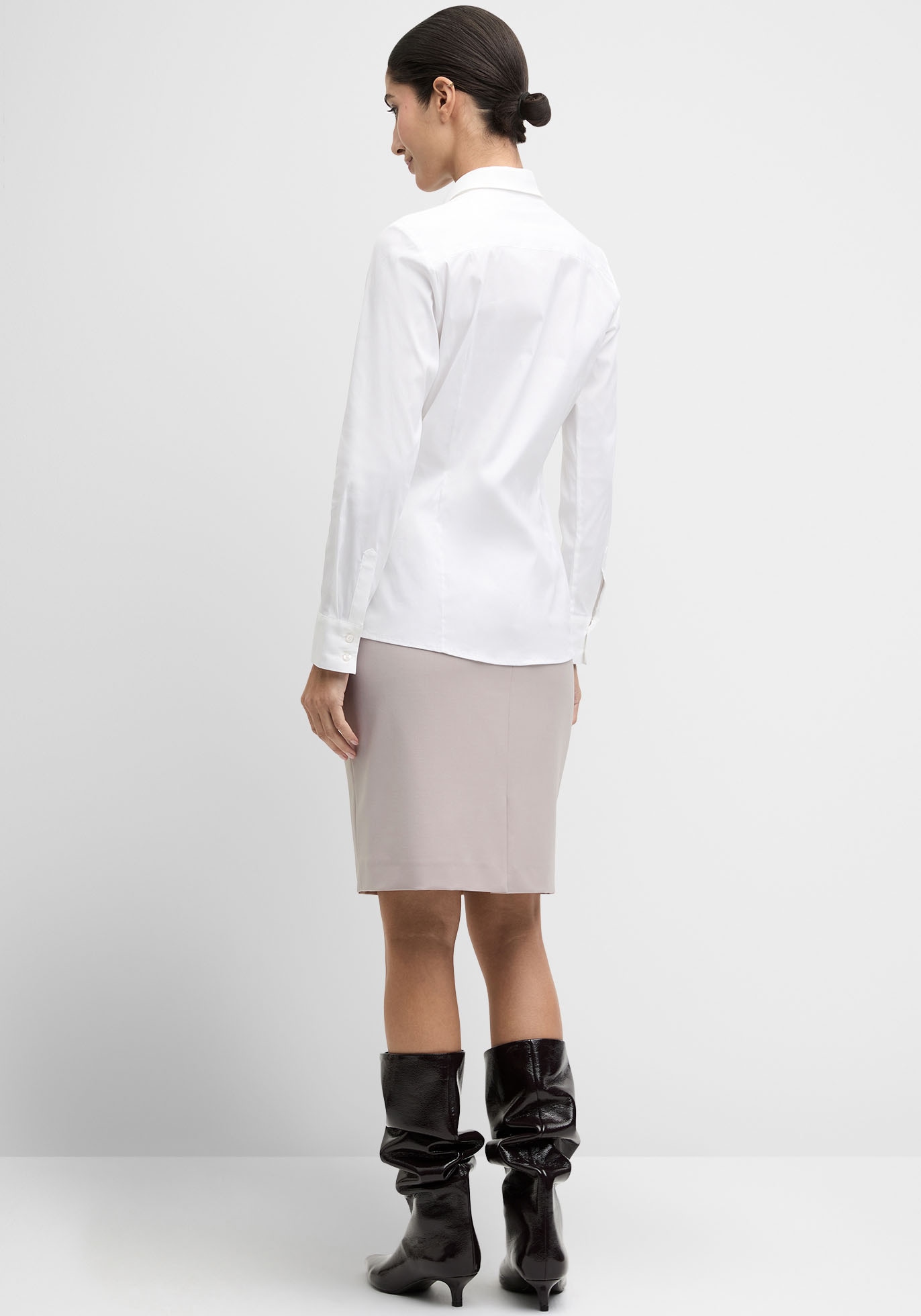 Cinque Hemdbluse »CIBRAVO« Mit Markenlabelplättchen am Saum