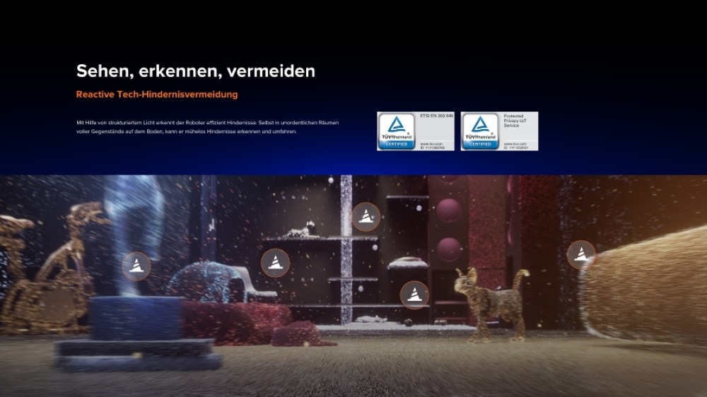 Roborock Saugroboter »Roborock Qrevo 5AE mit Wischfunktion, autom. Moppanhebung,« leistungsstarke 12.000 Pa Saugleistung, LDS-Navigationssystem,