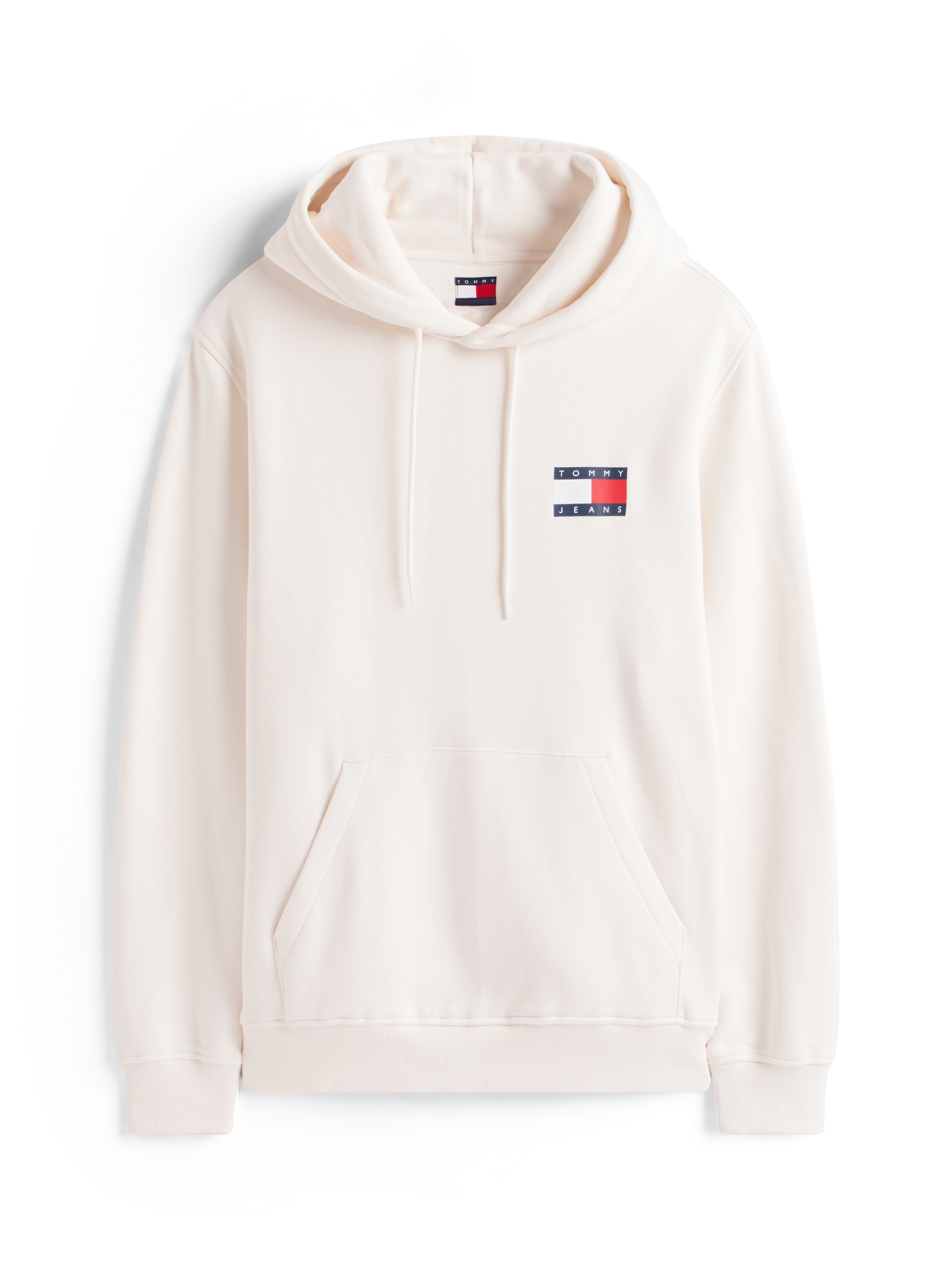 Tommy Jeans Sweatshirt »TJM REG ESSENTIAL FLAG HOOD EXT«, mit bedruckten Markenlogo auf Brusthöhe