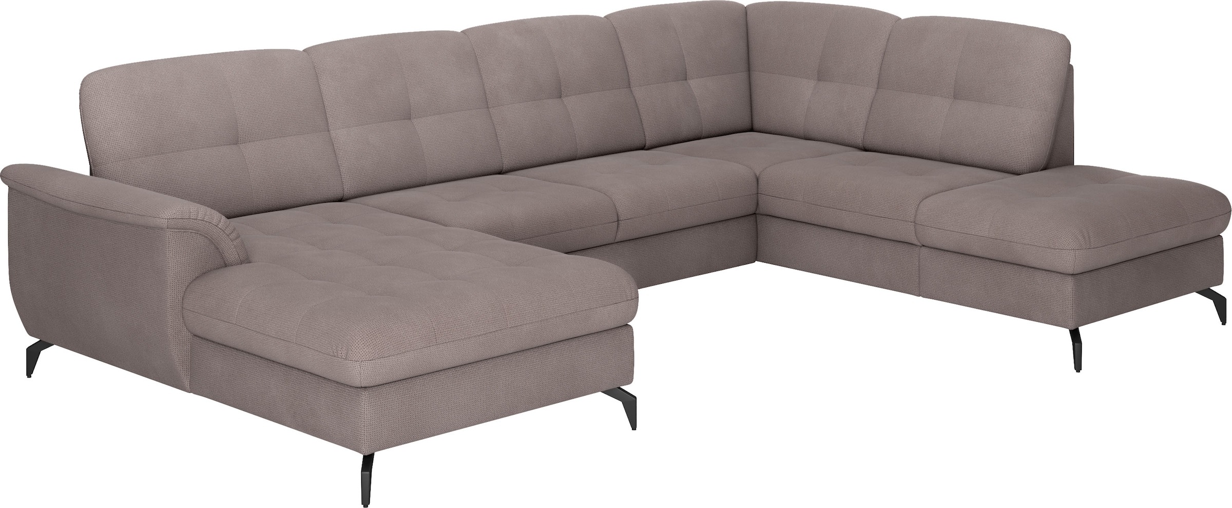 sit&more Wohnlandschaft »Zora U-Form«, wahlweise mit Bettfunktion und Bettkasten