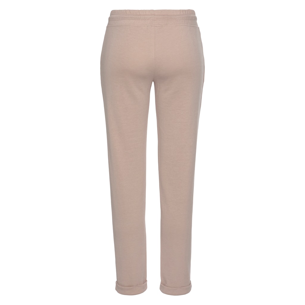 H.I.S Schlupfhose »- Relaxhose - Sweathose«, mit kleinem Aufschlag am Saum, Loungewear