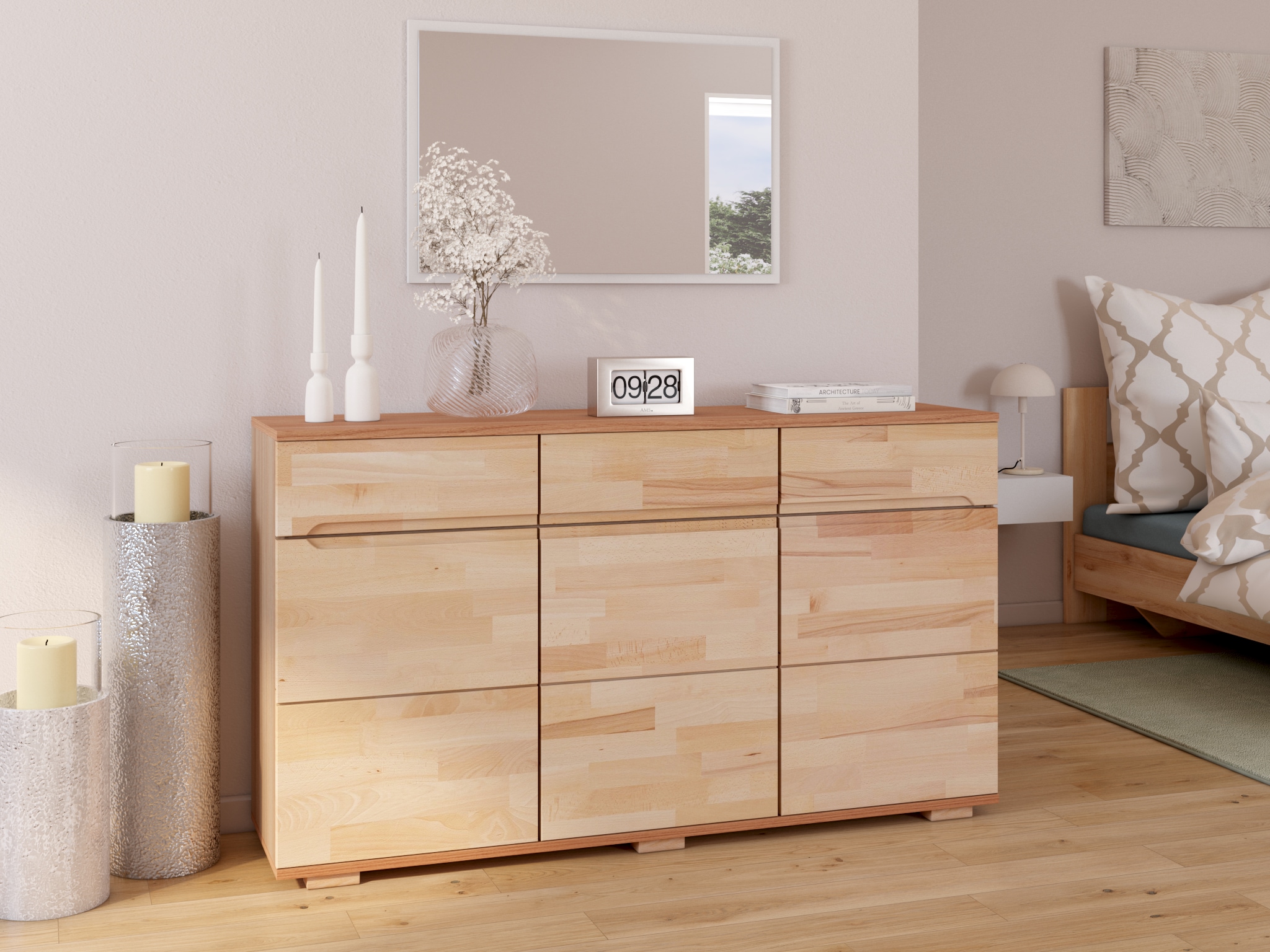 Home affaire Wendebettwäsche »Alba in Gr. 135x200 oder 155x220 cm« 2 tlg. Bettwäsche mit Wendeoptik, in verschiedenen Qualitäten, Baumwolle