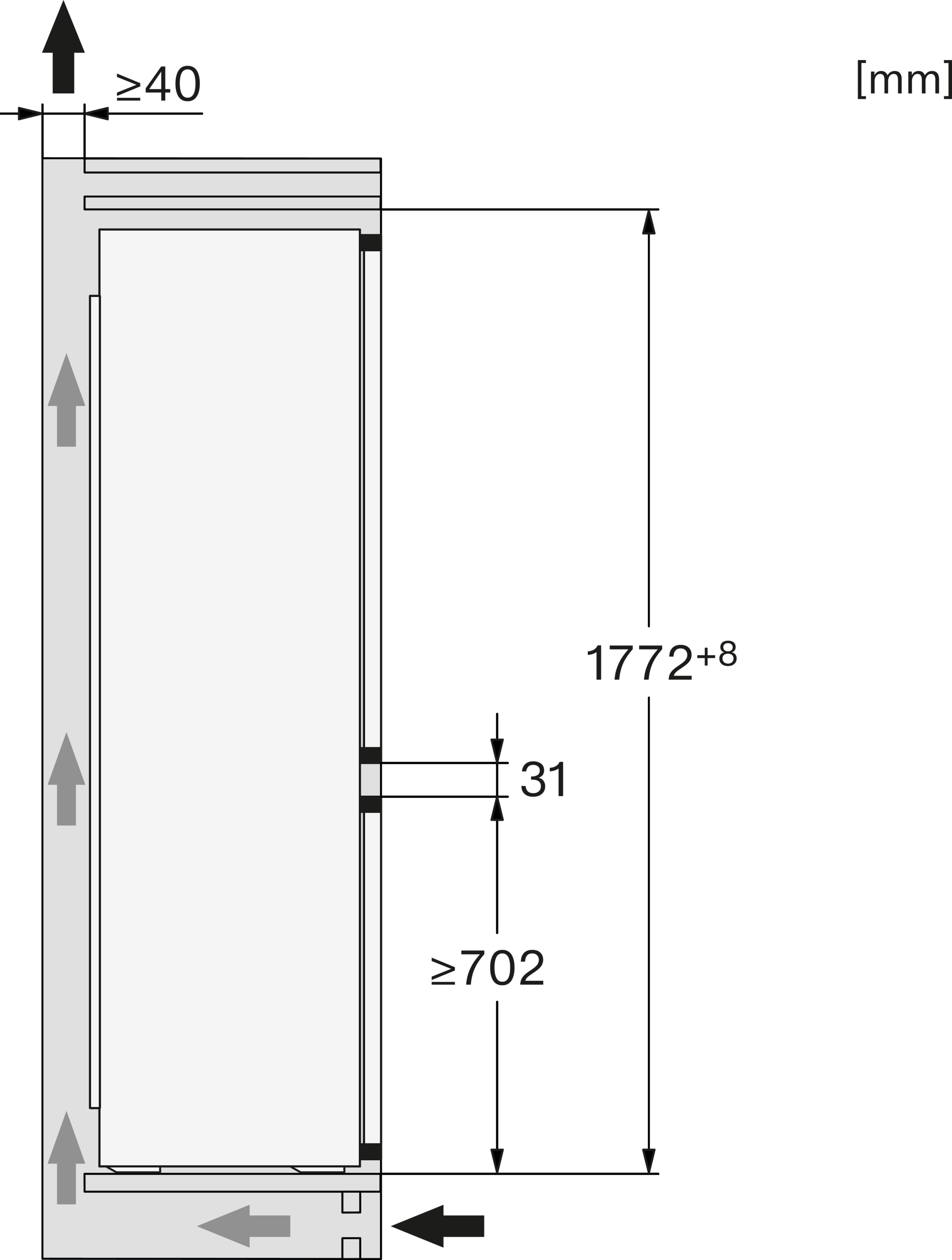 Miele Einbaukühlgefrierkombination »KDN 7714 E Active«