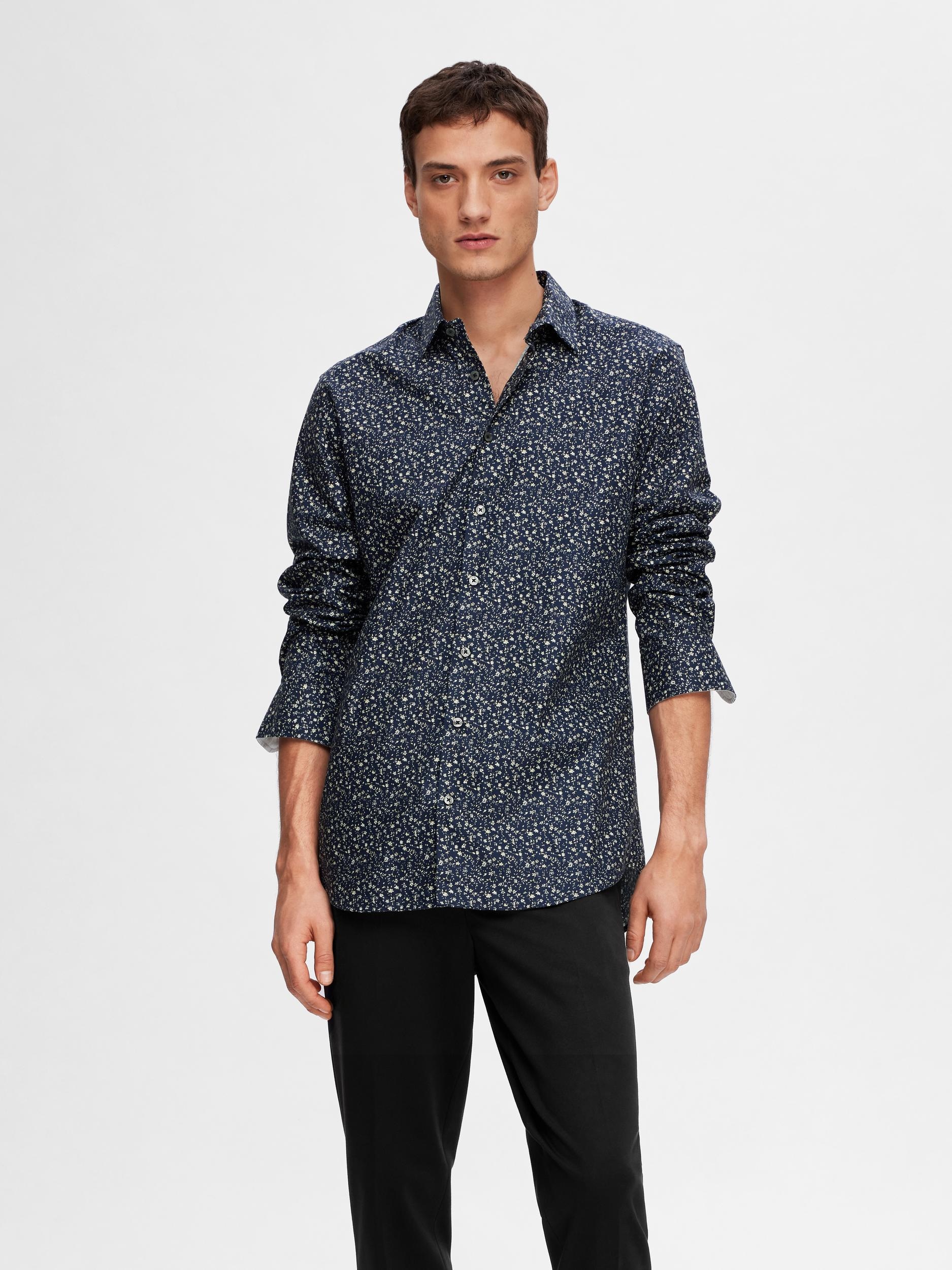 SELECTED HOMME Langarmhemd »SLHSLIMSOHO-DETAIL SHIRT LS NOOS«