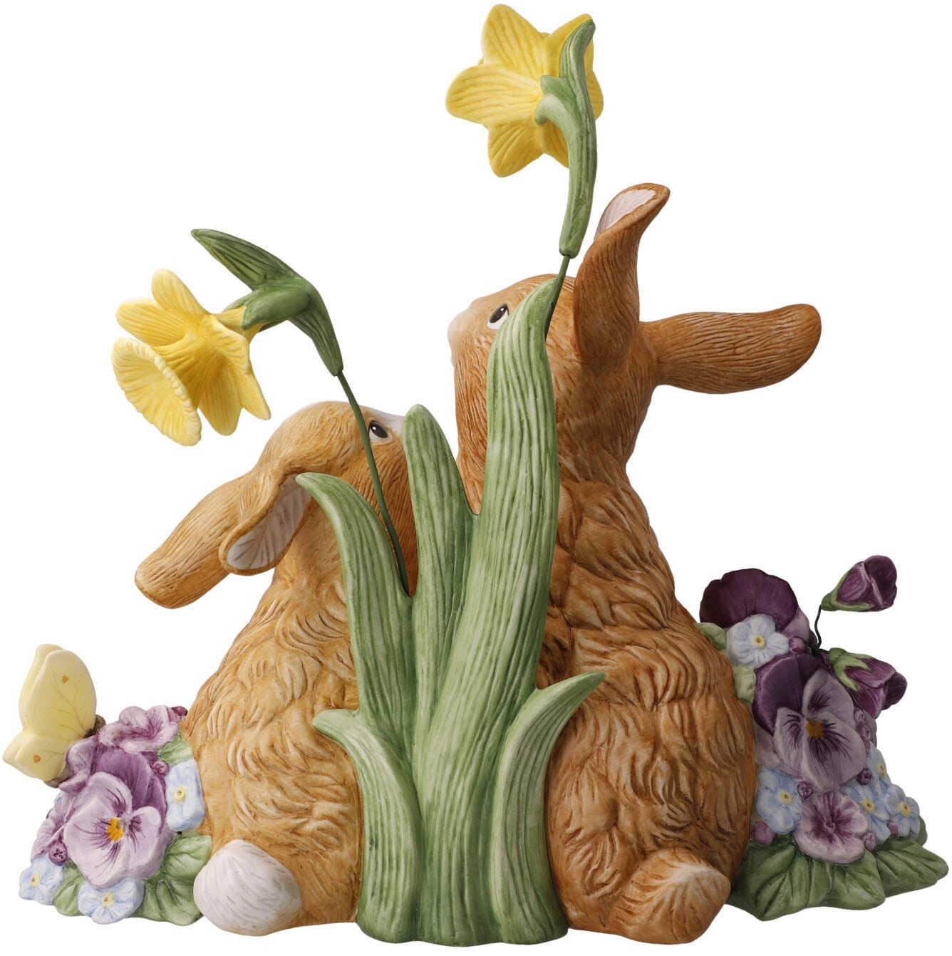 Osterhase kaufen Sammelfigur, auf Hasenpaar Goebel mit Blumen Raten »Frühlingserwachen«,