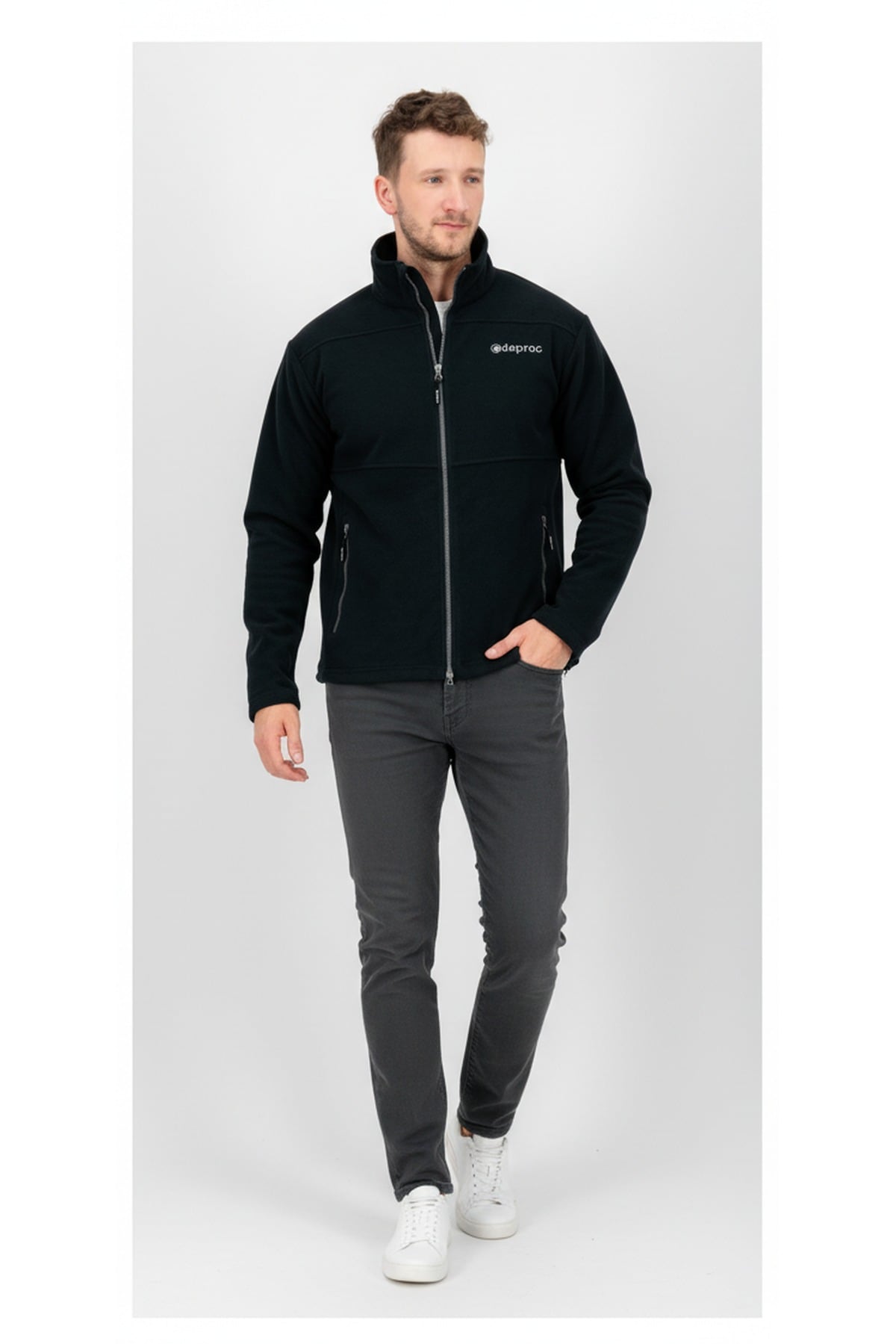 DEPROC Active Fleecejacke »SEWARD MN II« mit 2-Wege-Reißverschluss