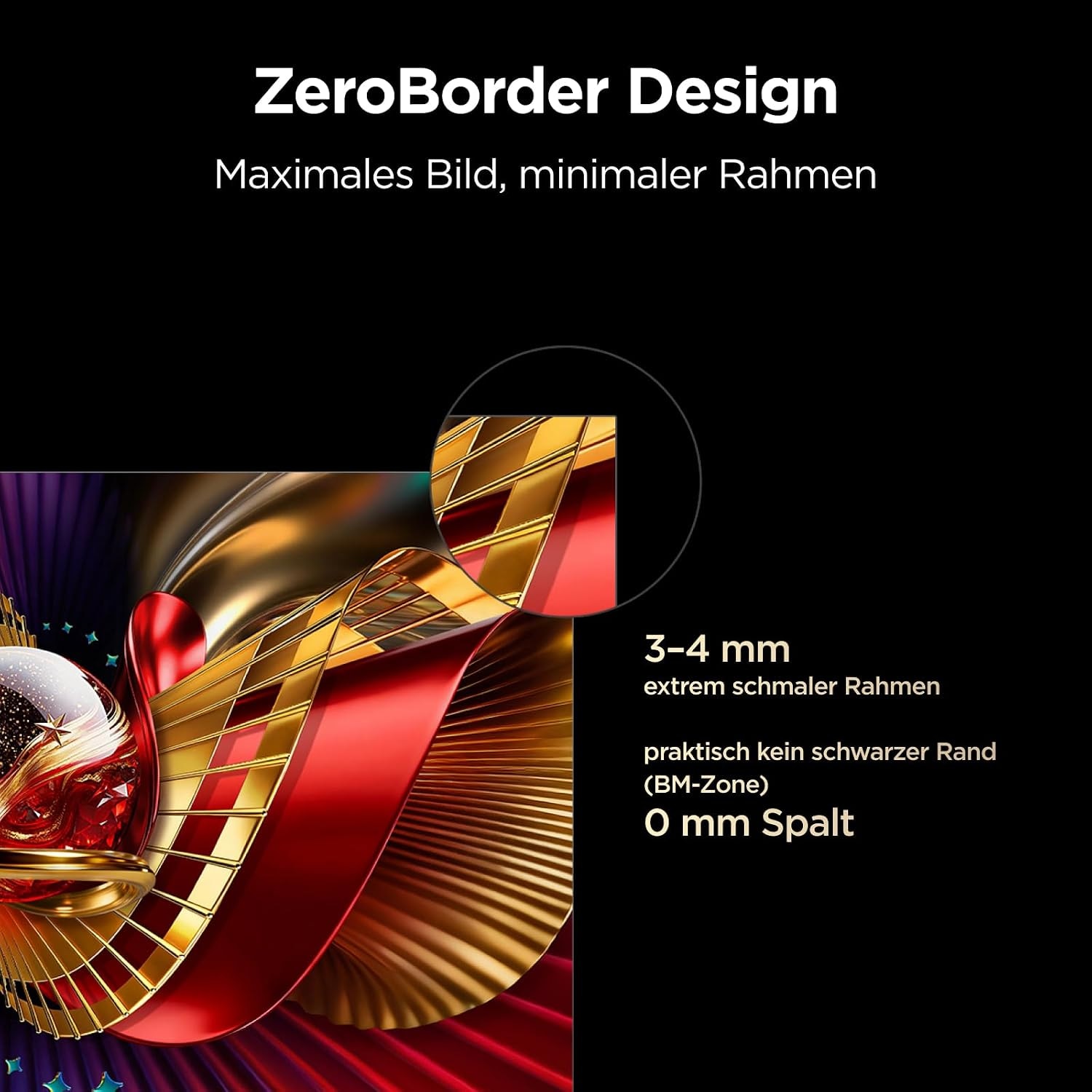 TCL Mini-LED-Fernseher »75C8LX1« 189 cm/75 ″ SQD-Mini LED, HDR 6000 Nits, 100%BT.2020, 144Hz, AiPQ Pro,Dolby Vision