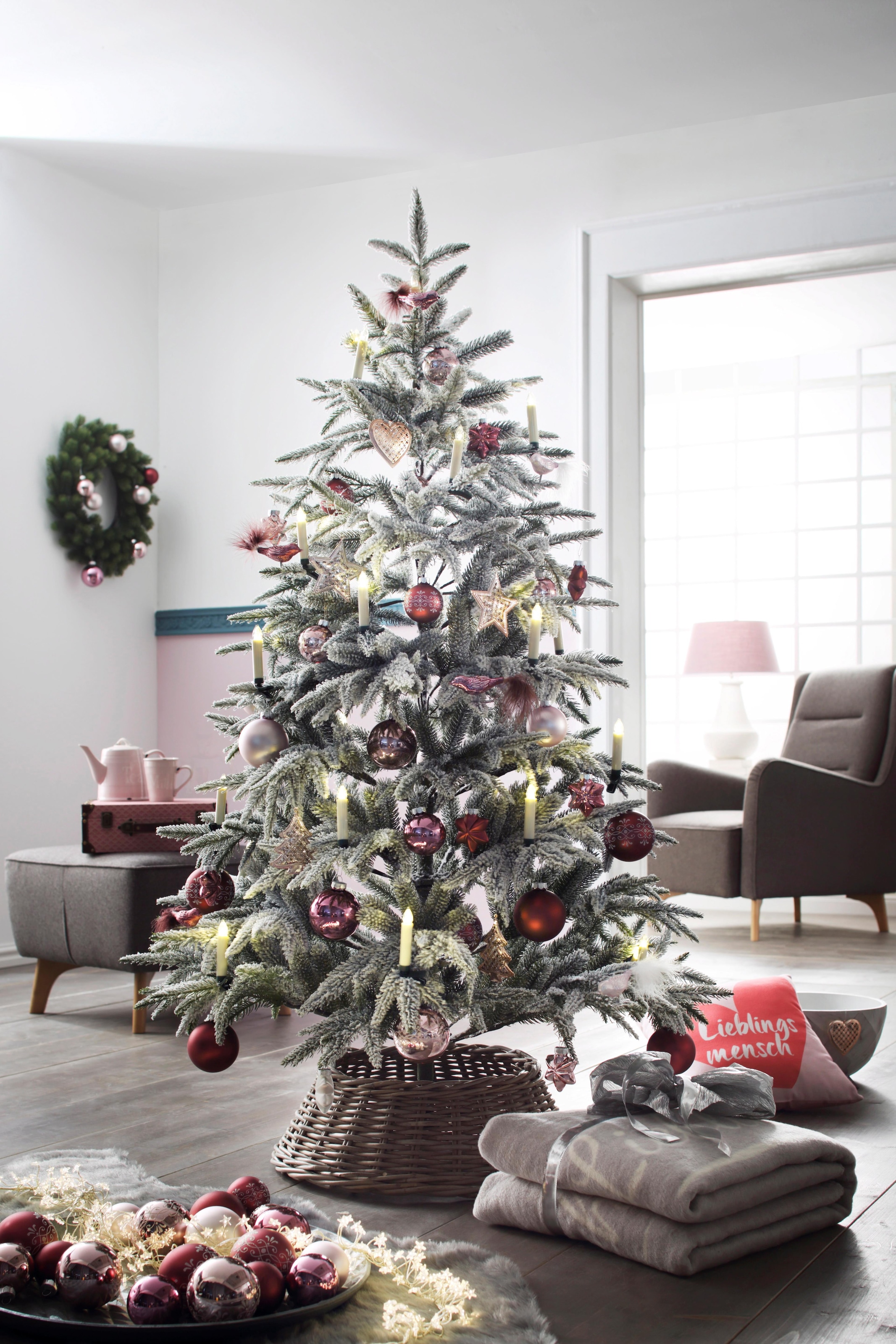 by »Dekohänger online Christbaumschmuck tlg.), 6 kaufen CHRISTMAS Herz/Stern/Baum«, Metall Inge aus GOODS (Set,