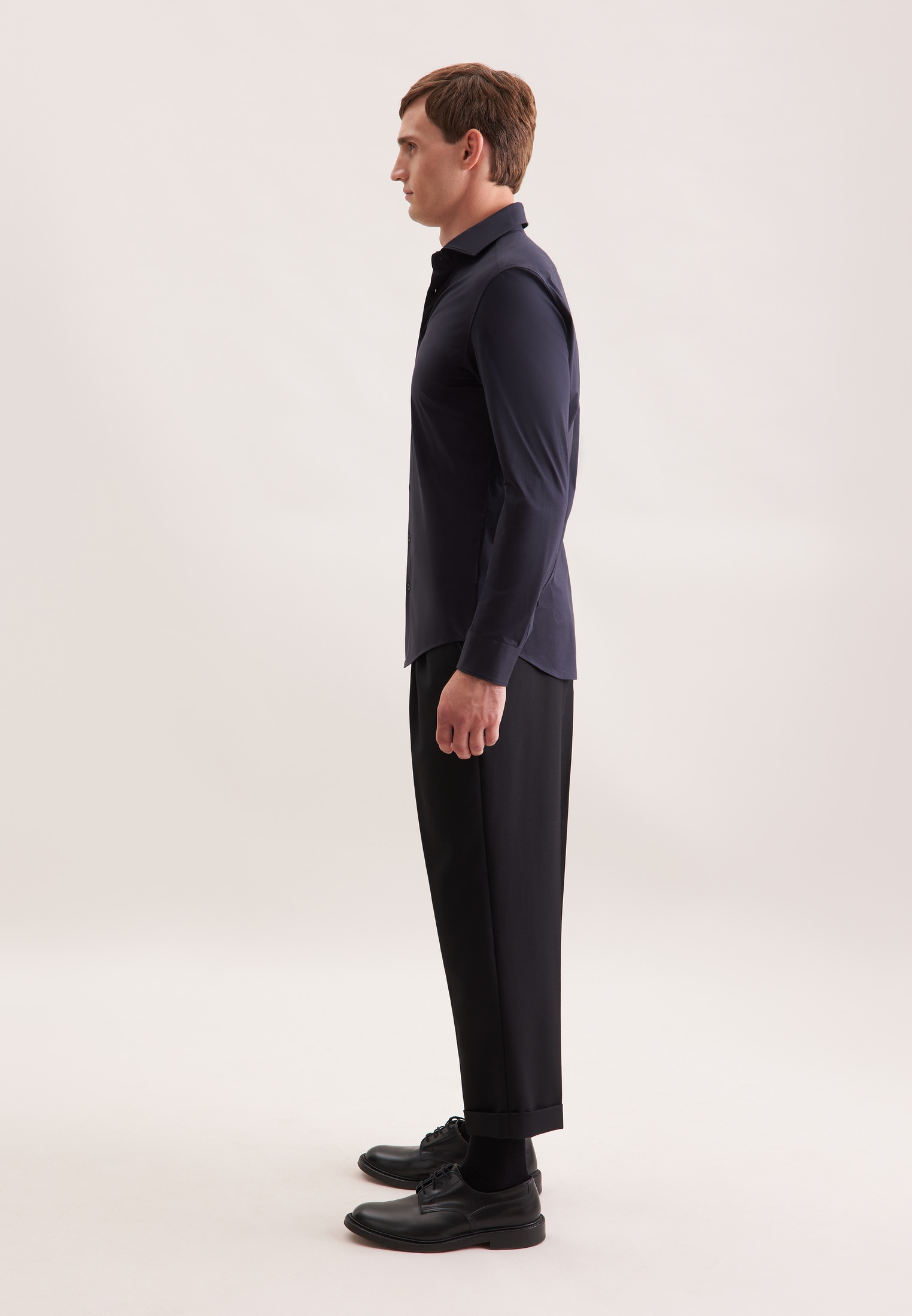 seidensticker Businesshemd »Schwarze Rose« Slim 1/1 Kentkragen Uni