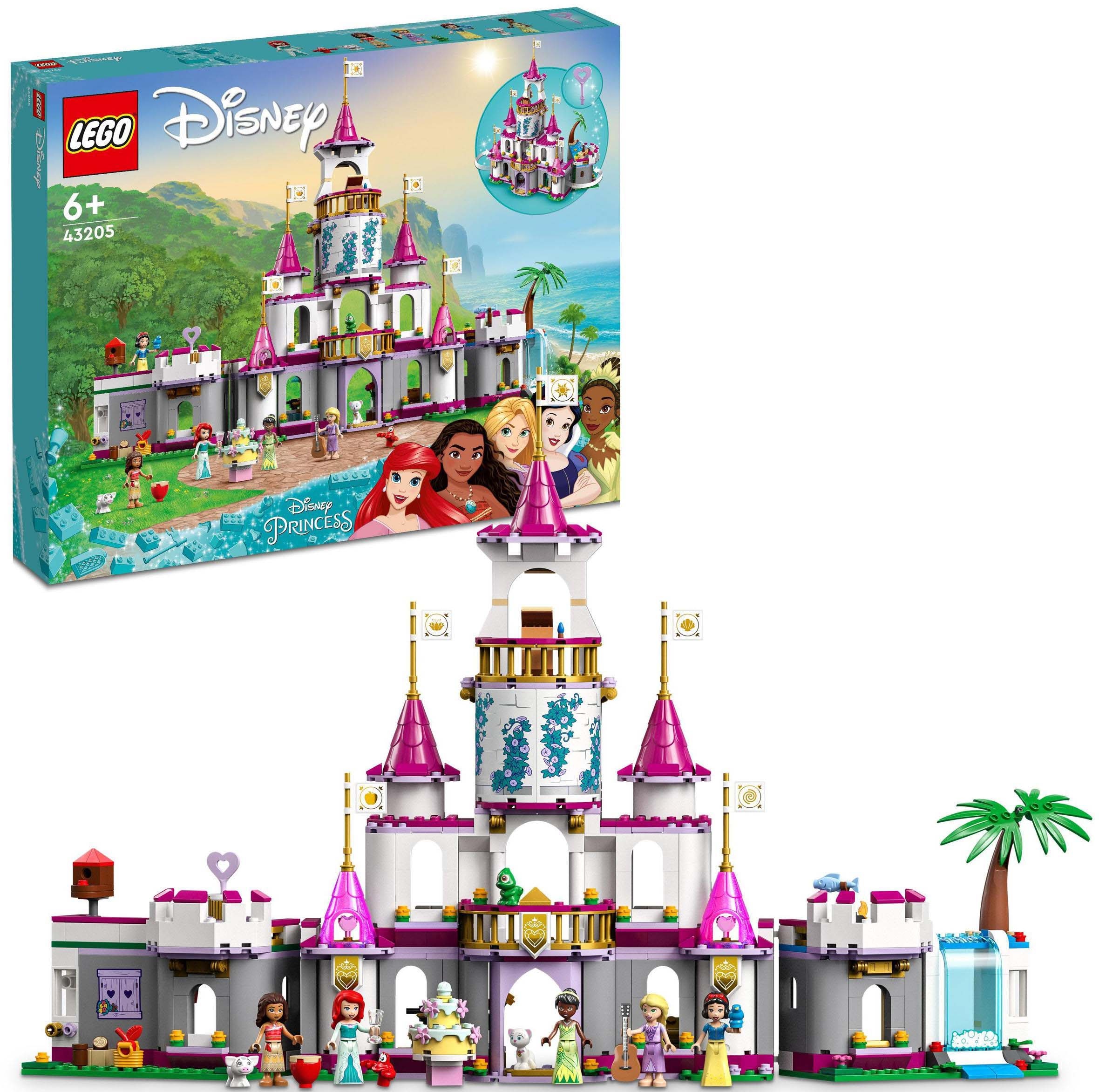 Konstruktionsspielsteine »Ultimatives Abenteuerschloss (43205), LEGO® Disney...