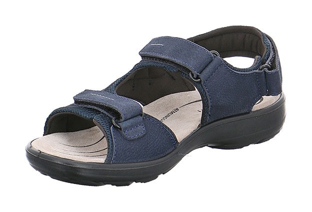 Riemchensandale »RIVA«, Sommerschuh, Sandalette, Klettschuh, mit Klettverschlüssen