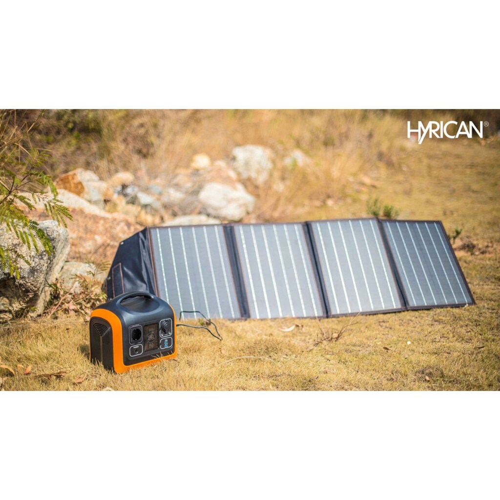 Hyrican Powerstation »UPP-600 Kit 600W, 596Wh, LiFePO4, tragbarer Akku/Batterie«, 186000 mAh