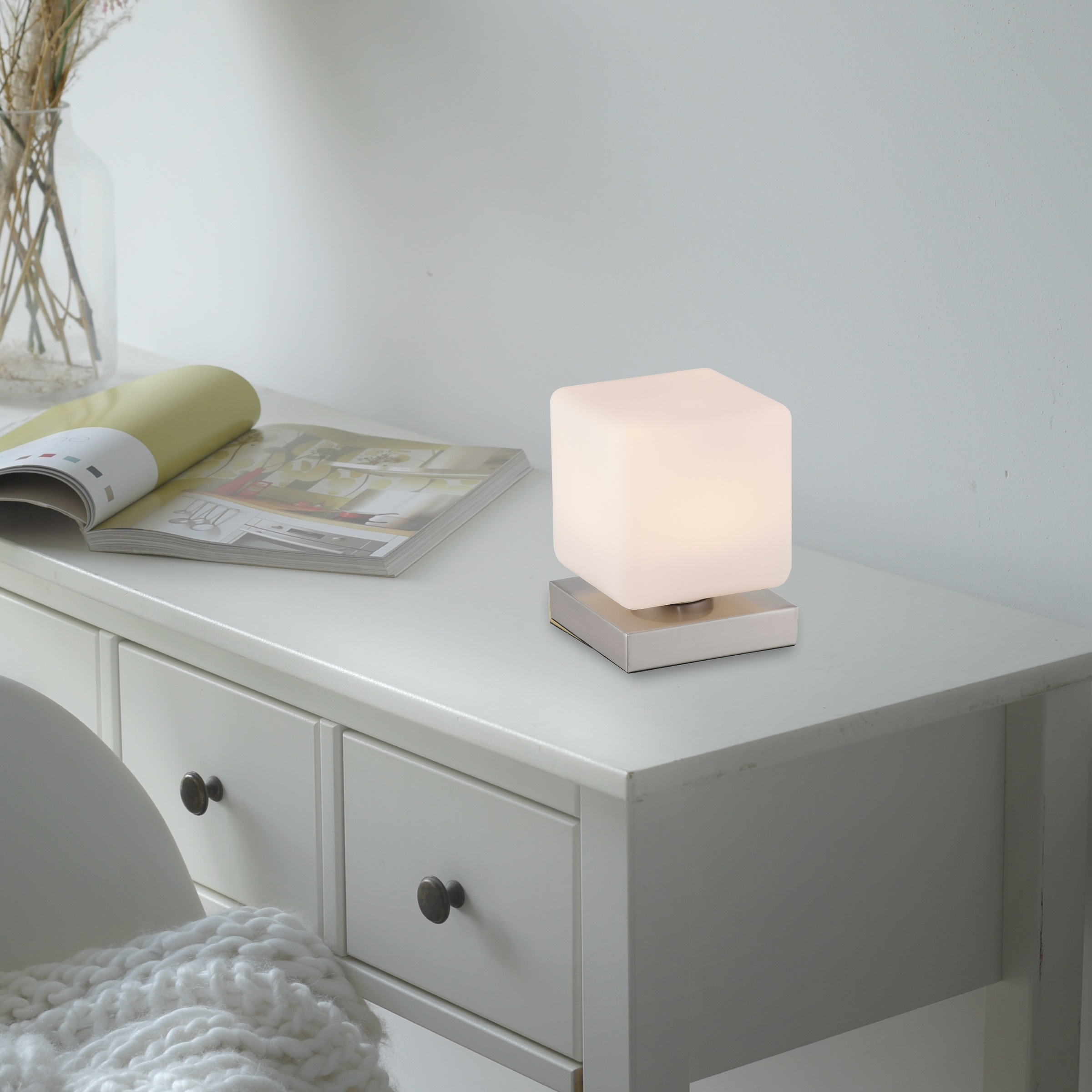 Paul Neuhaus Tischleuchte »DADOA«, 1 flammig, Leuchtmittel LED-Board | LED fest integriert, LED, dimmbar über Touchdimmer