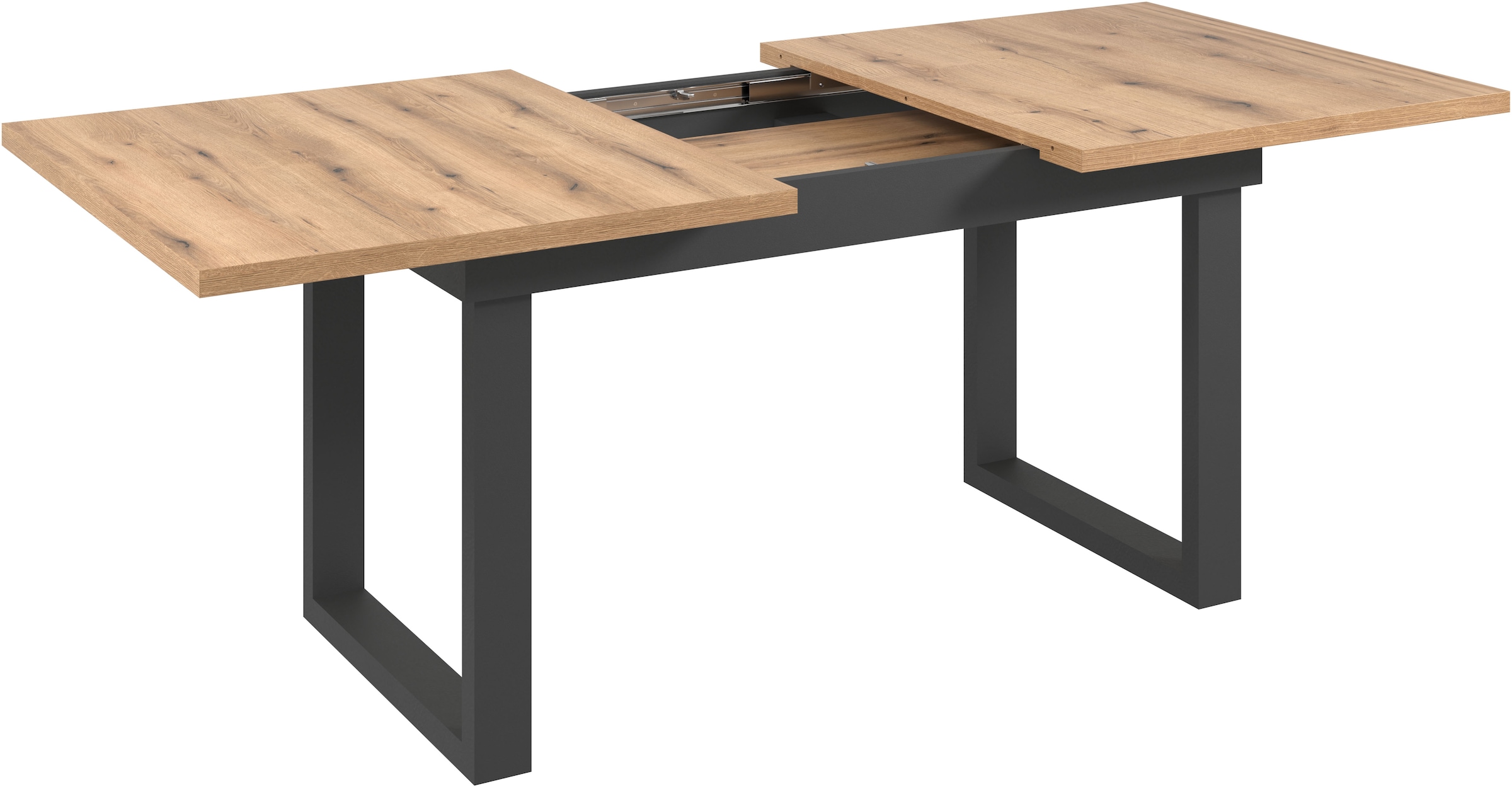 INOSIGN Esstisch »Valencia« 1 Stk. tlg. Synchroauszug; Metallkufen, ausziehbar auf 200 cm