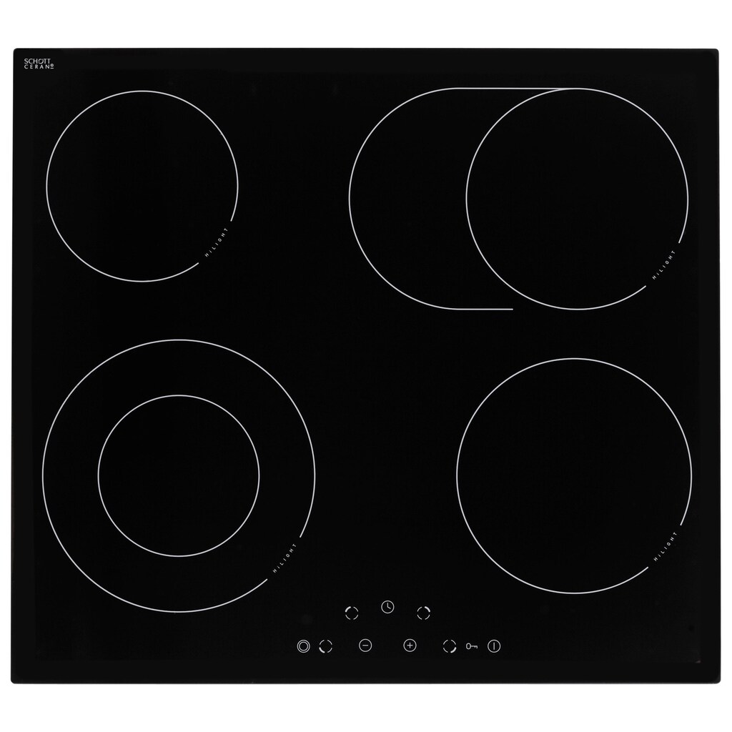 wiho Küchen Küchenzeile »Esbo«, mit E-Geräten, Breite 360 cm