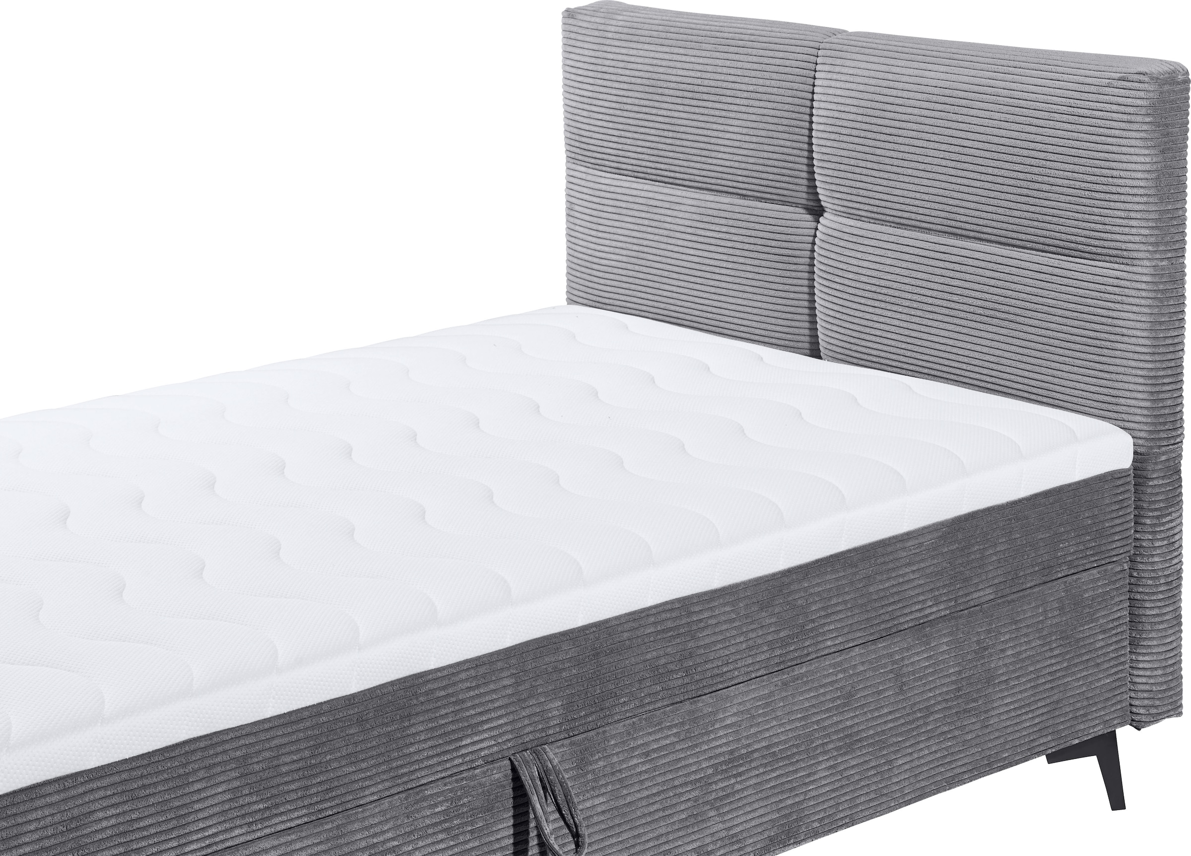 ED EXCITING DESIGN Boxbett »Andon« mit Bettkasten, integrierter Topper, universell aufbaubar