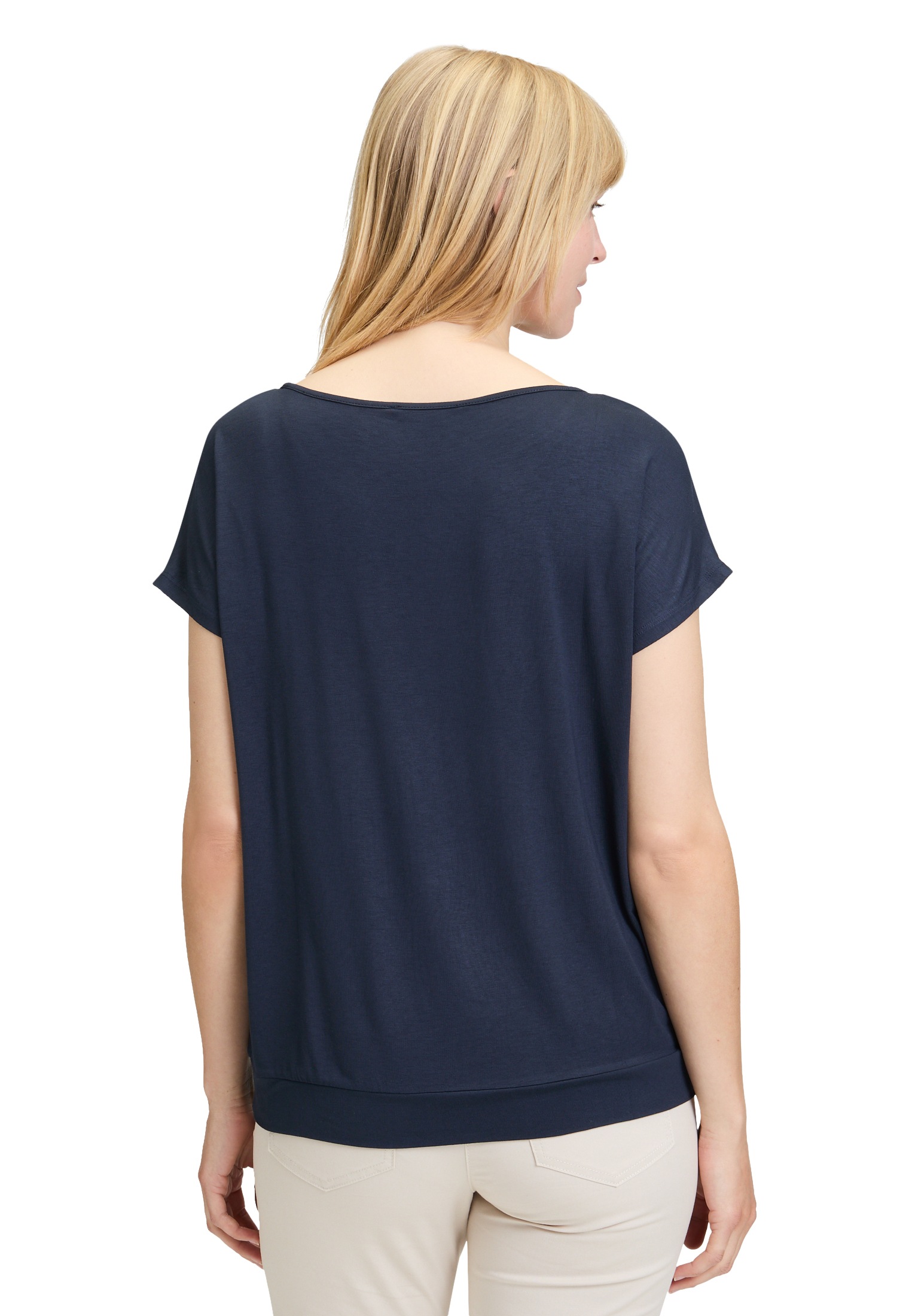 Betty Barclay Kurzarmshirt »Basic Shirt mit Schleifenknoten«