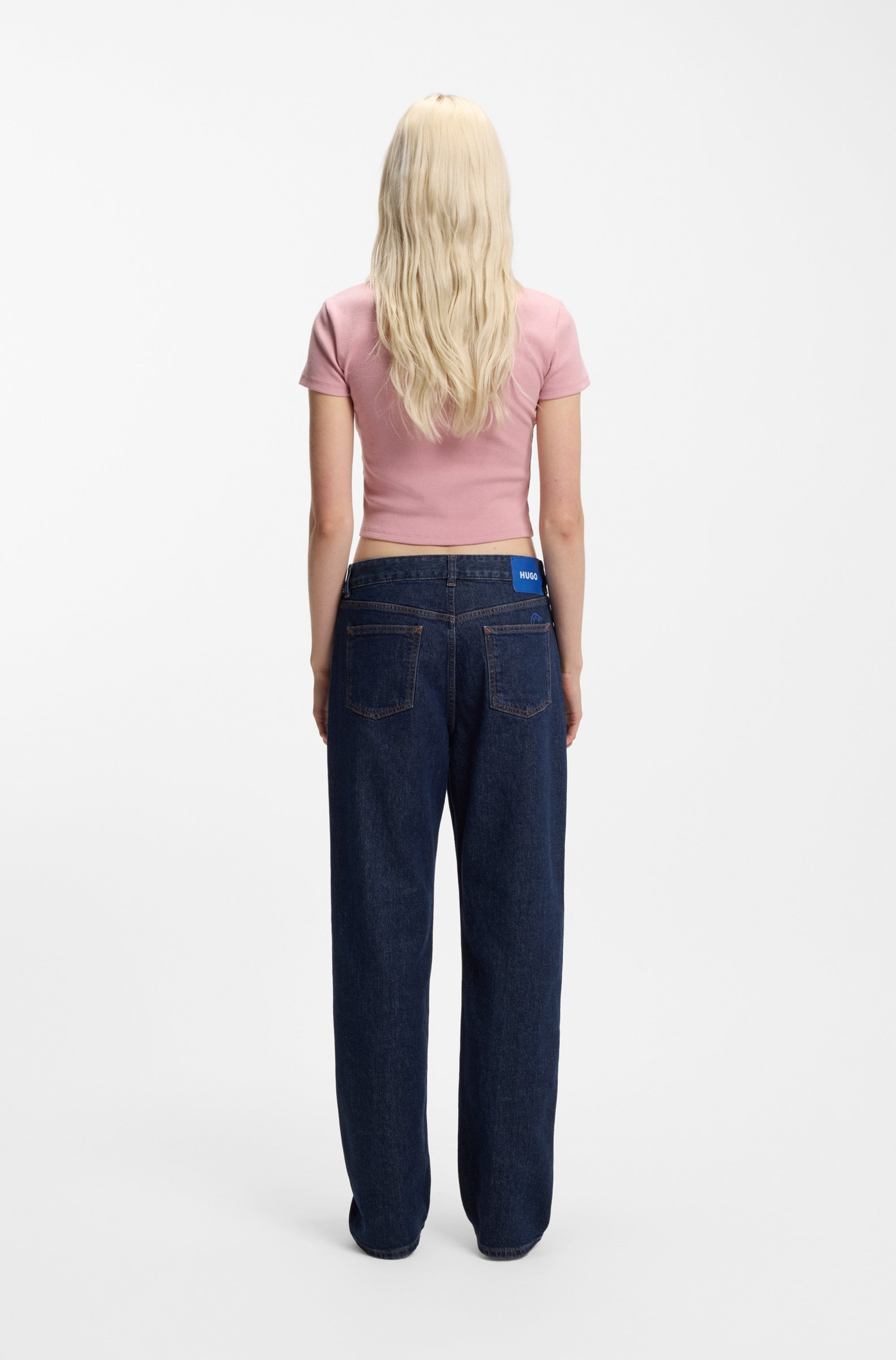 HUGO Straight-Jeans »Elyah« mit extra Länge, Mid Rise