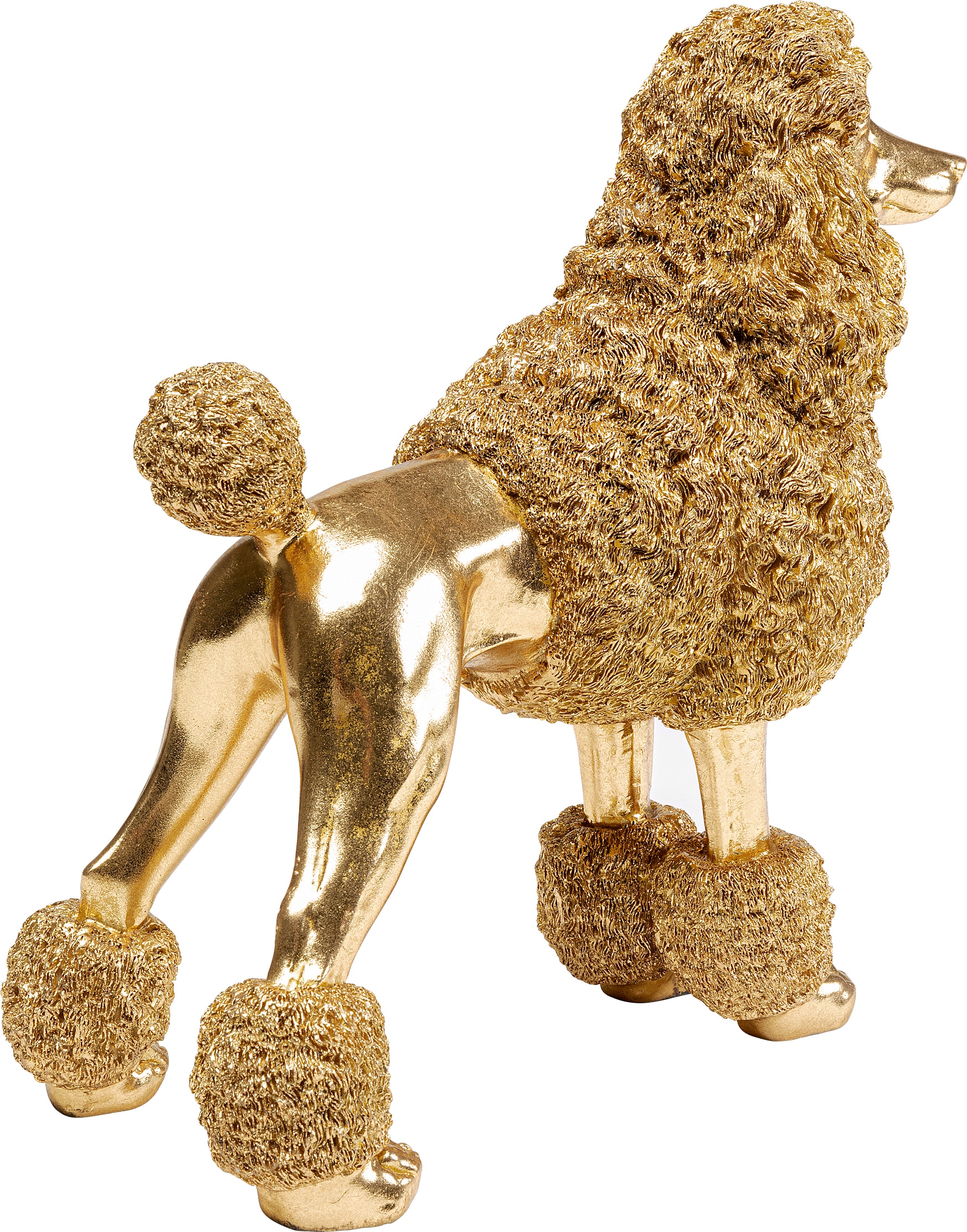 Kare Design Dekofigur »Mrs Poodle Gold 34cm«