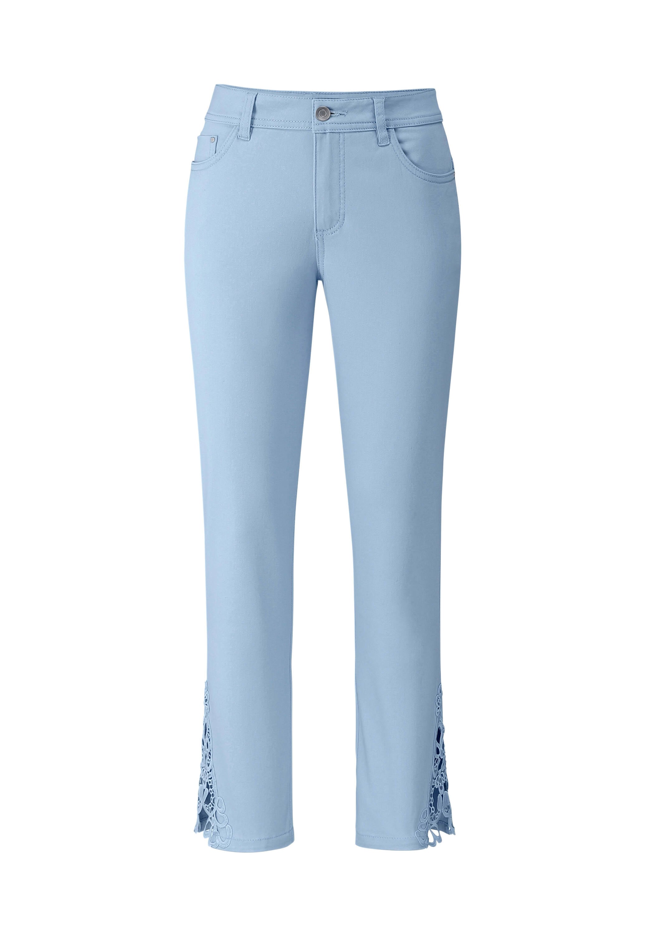 Witt 5-Pocket-Jeans »Jeans 7/8-Jeans mit Spitzen-Einsatz«