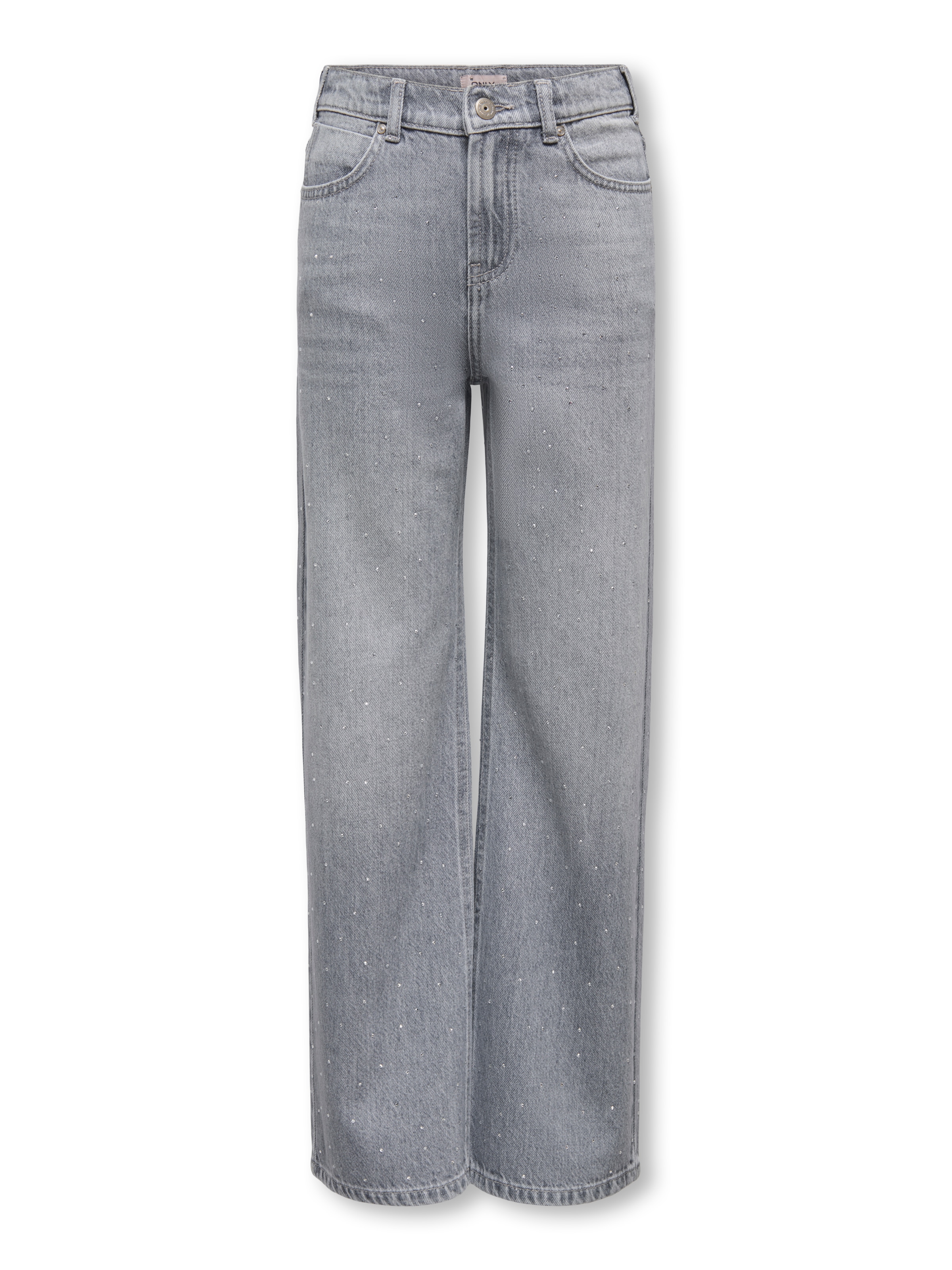 KIDS ONLY Weite Jeans »KOGCOBAIN RHS WIDE DNM AZG815 NOOS« Baumwolle, Strass-Steinchen