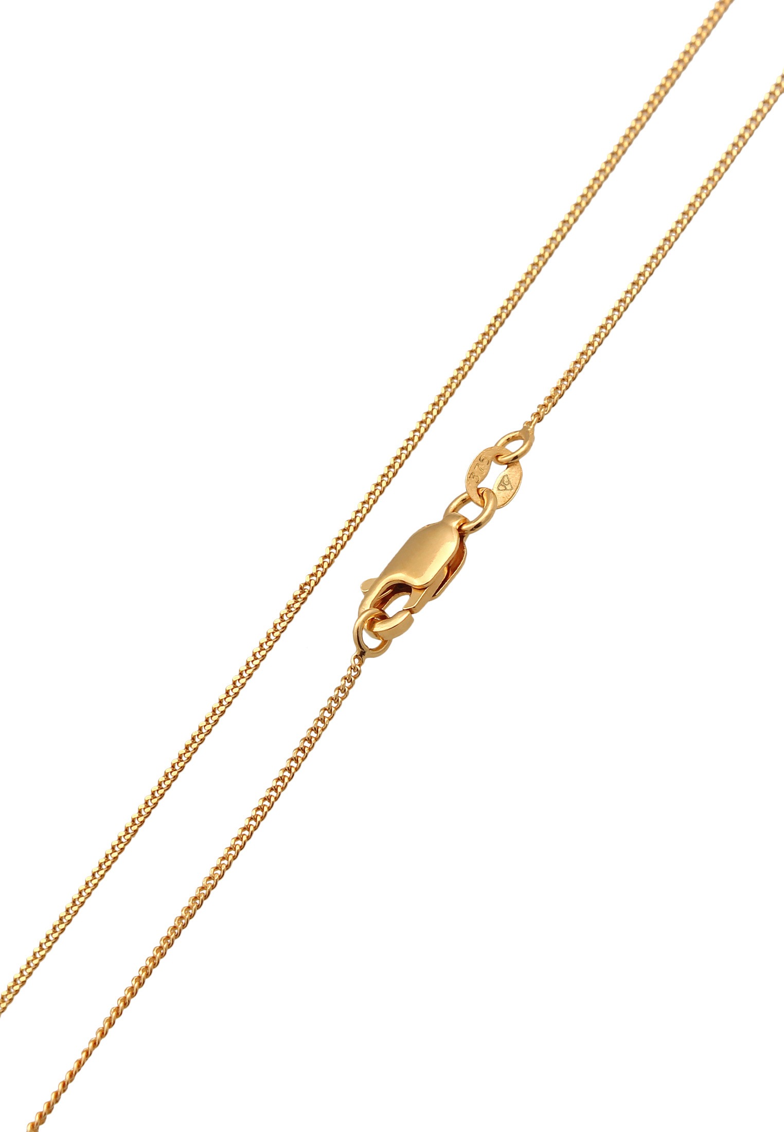Elli Premium Kette mit Anhänger »Halskette Basic Stern Astro Choker 375 Gelbgold«