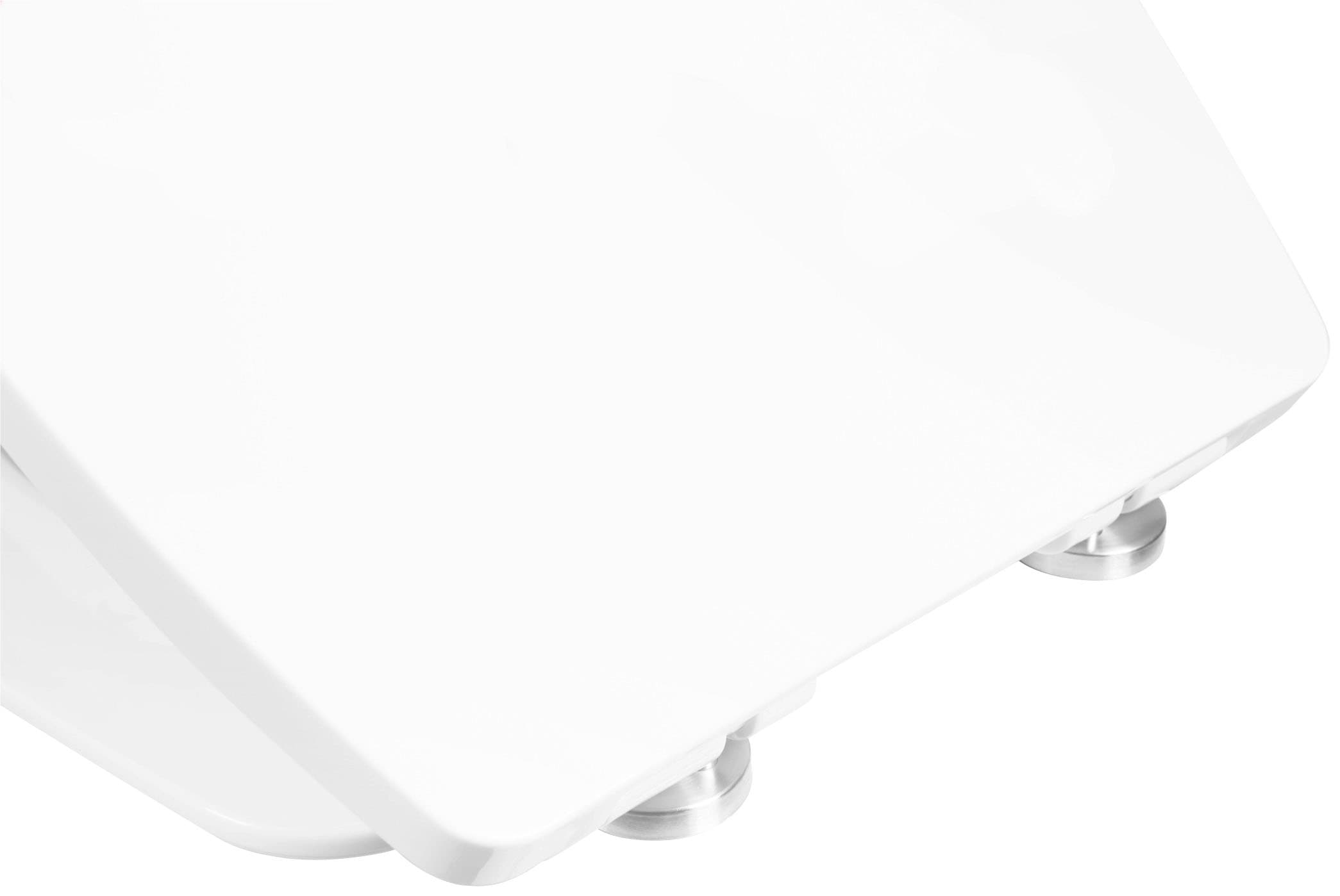 CORNAT WC-Sitz »Pflegeleichter Thermoplast - Quick up & Clean Funktion« Absenkautomatik - Bequeme Montage von oben / Toilettensitz