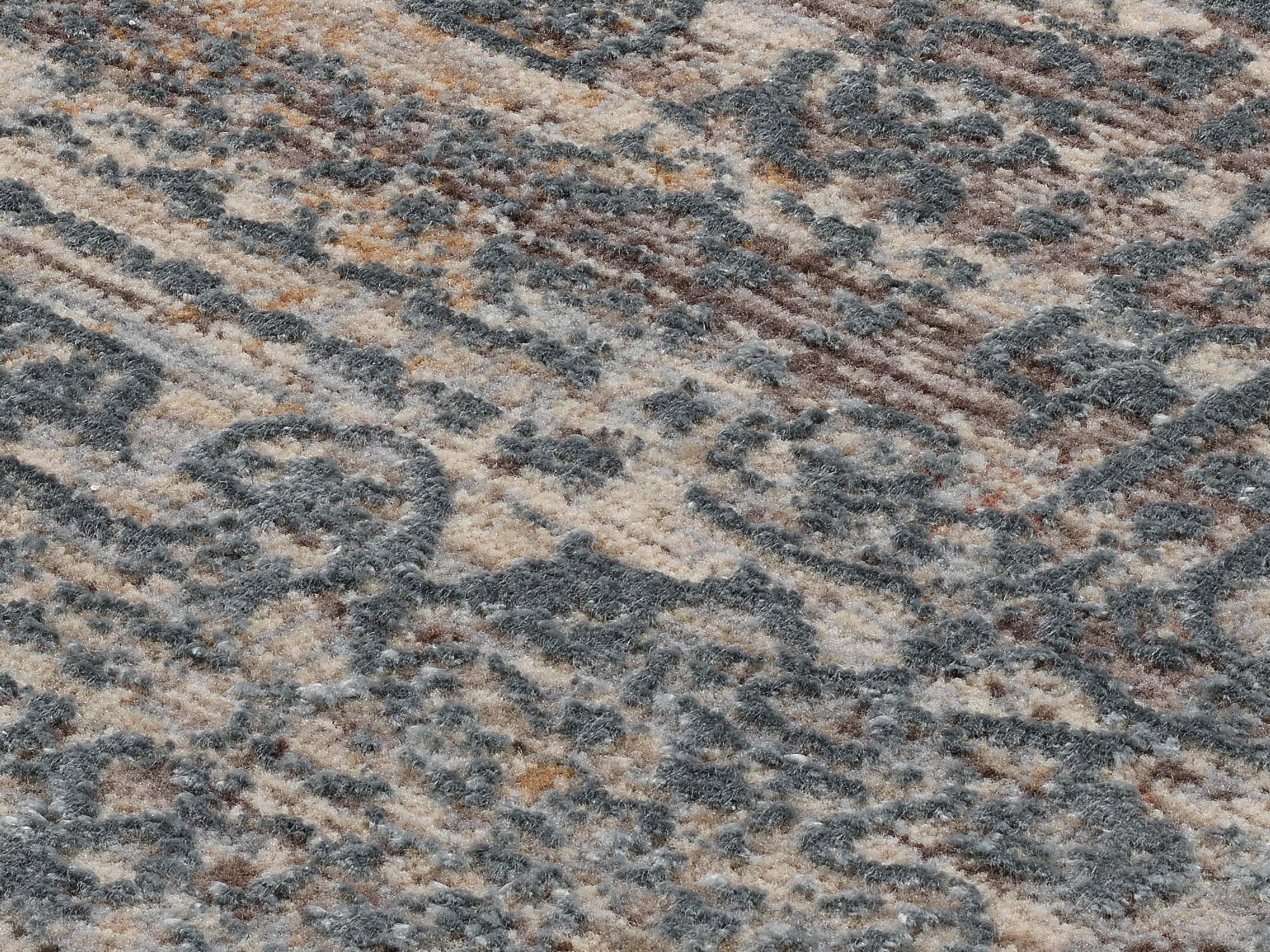 OCI DIE TEPPICHMARKE Teppich »FARBEN CAESAR« rechteckig 7 mm Höhe Klassisches Muster, eingefasst, in 3-D-Optik, mit Fransen