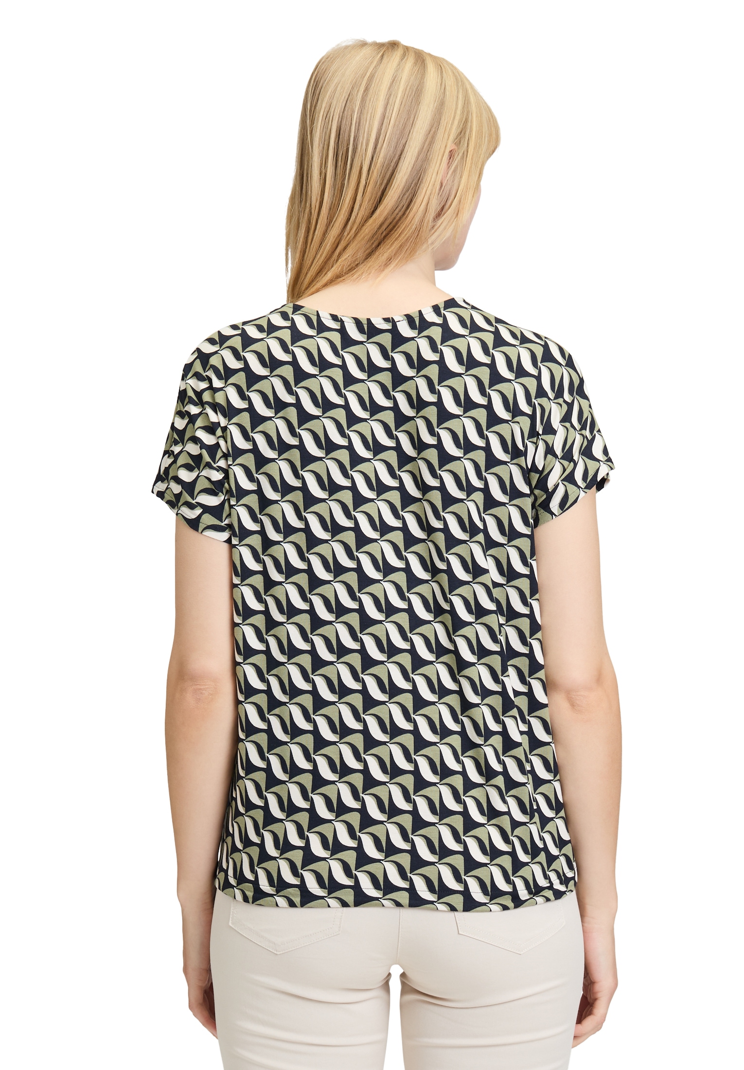 Betty Barclay Kurzarmshirt »Printshirt mit V-Ausschnitt«