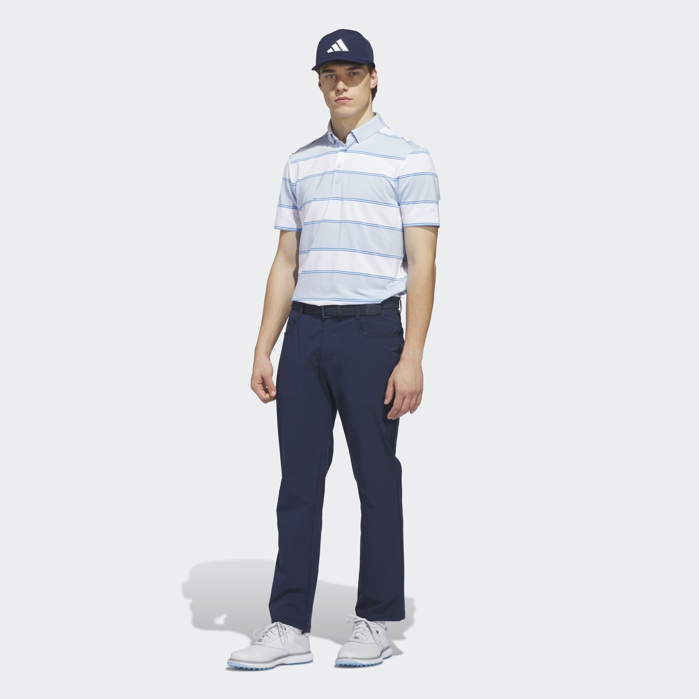 adidas Performance Poloshirt »ULTIMATE365+ JUMBO STRIPE CLIMACOOL POLO« mit normaler Länge, Kurzarm, sportlich, für Erwachsene