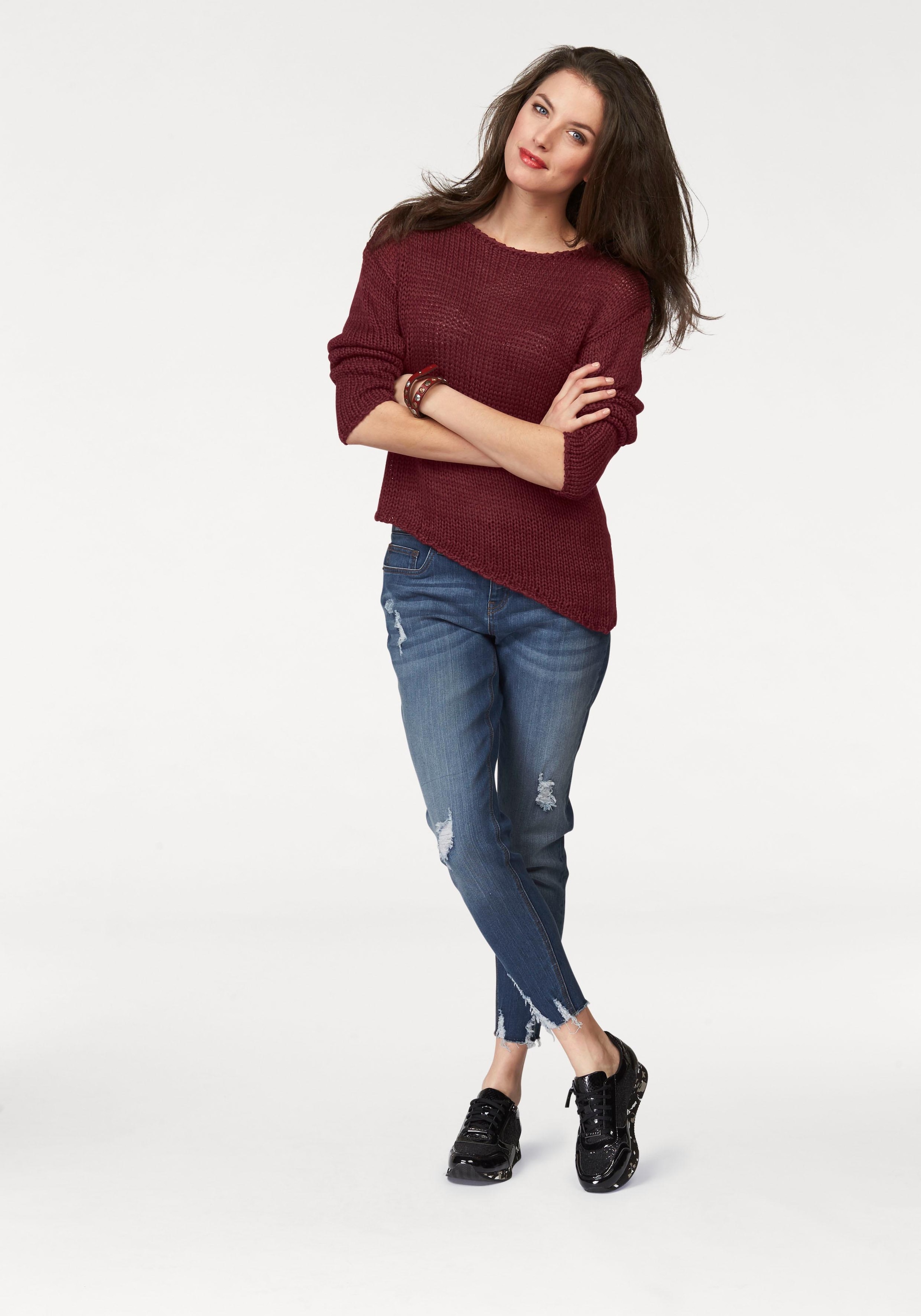 Aniston CASUAL Skinny-fit-Jeans, mit Destroyed-Effekt