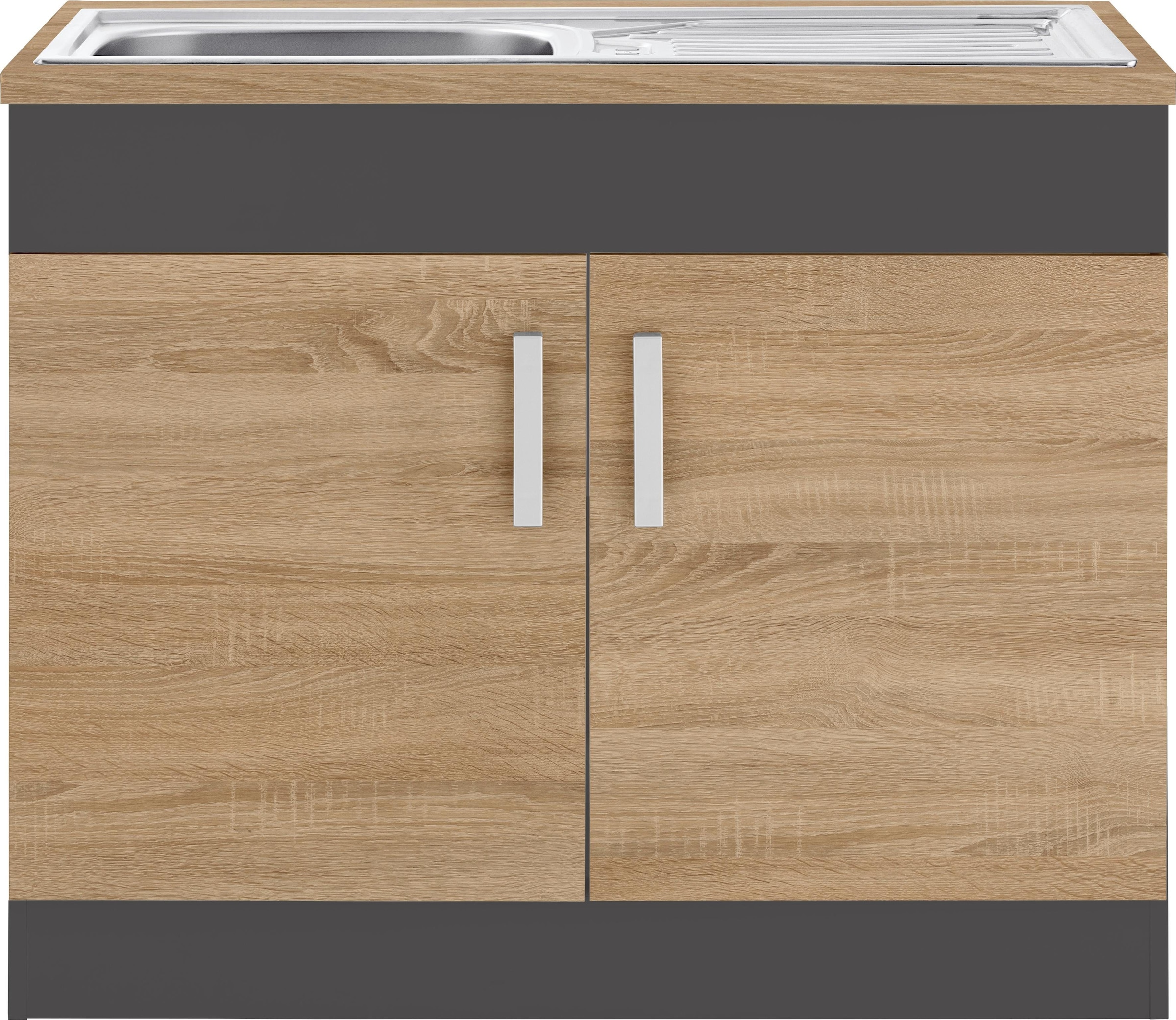 KOCHSTATION Spülenschrank »KS-Gera«, Breite 100 cm