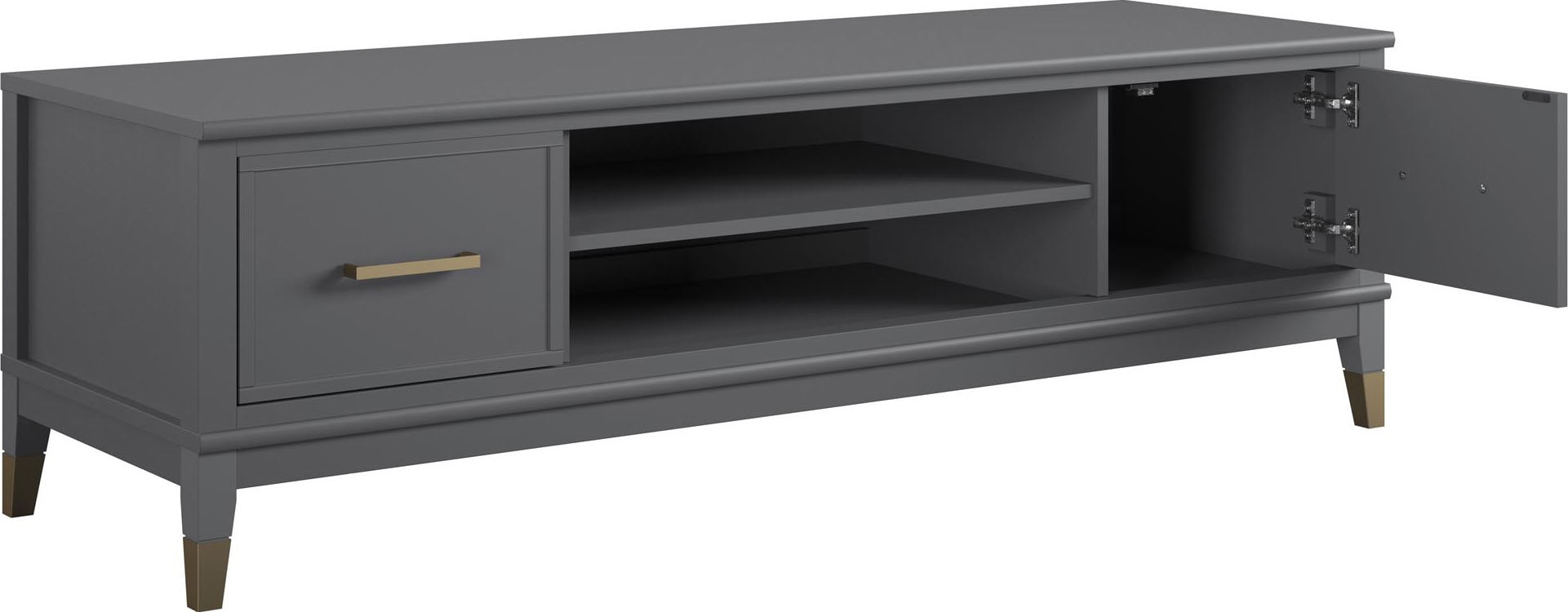 CosmoLiving by Cosmopolitan Lowboard »Westerleigh« Kommode mit 3 x Kabeldurchführungen, MDF, Breite 152 cm