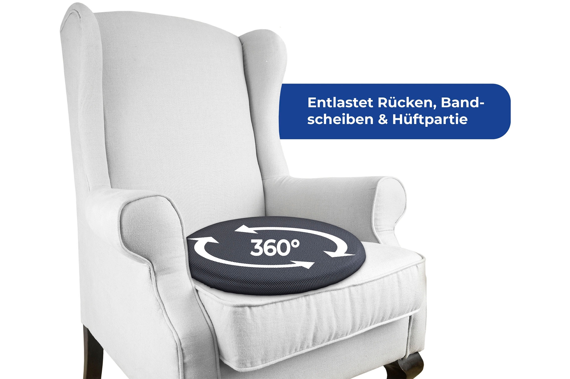 Maximex Drehkissen »Orthopädisches Visco-Drehkissen, 360°« belastbar bis 150 kg