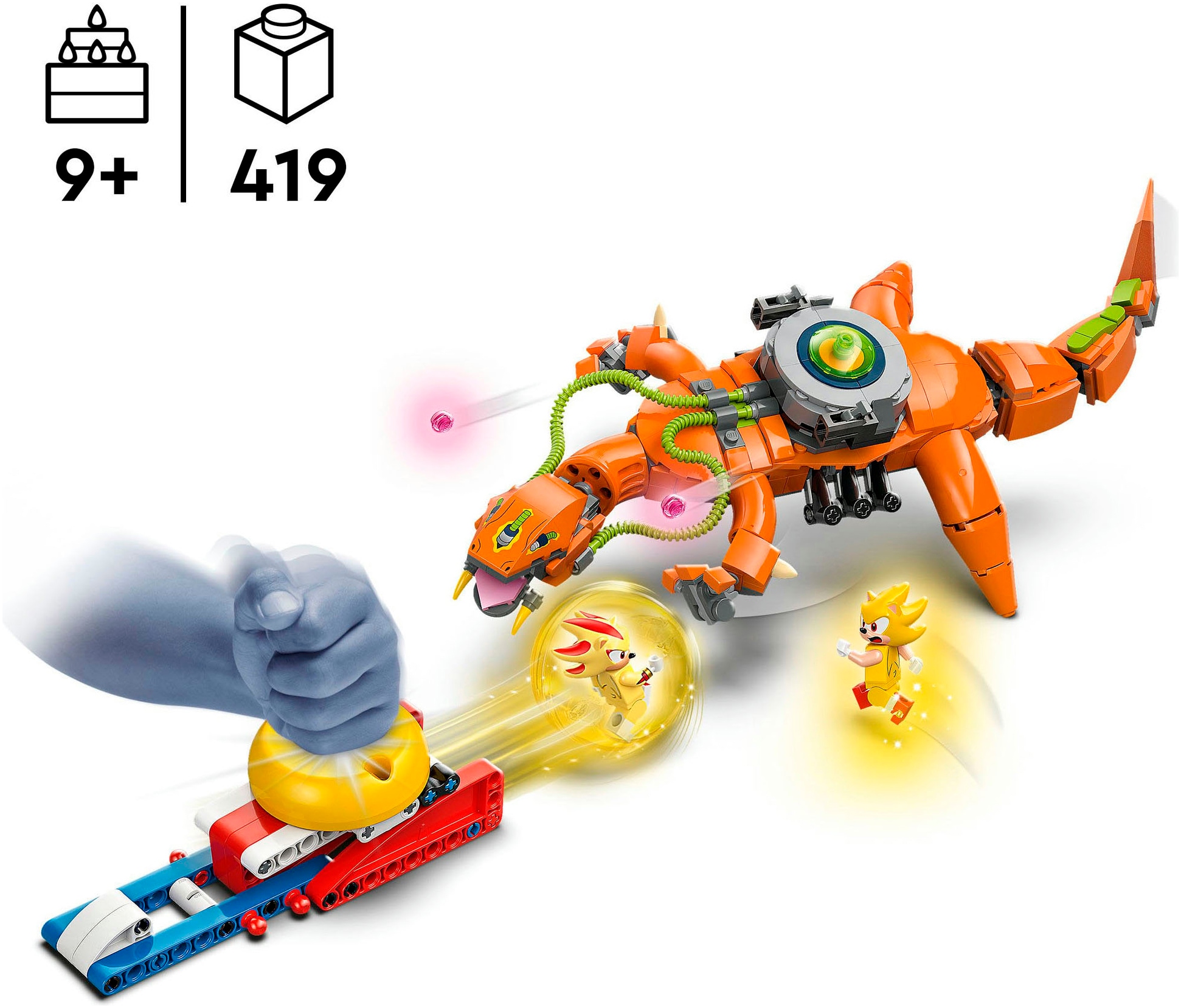 LEGO® Konstruktionsspielsteine »Super Shadow vs. Biolizard (77003), LEGO Sonic« Made in Europe