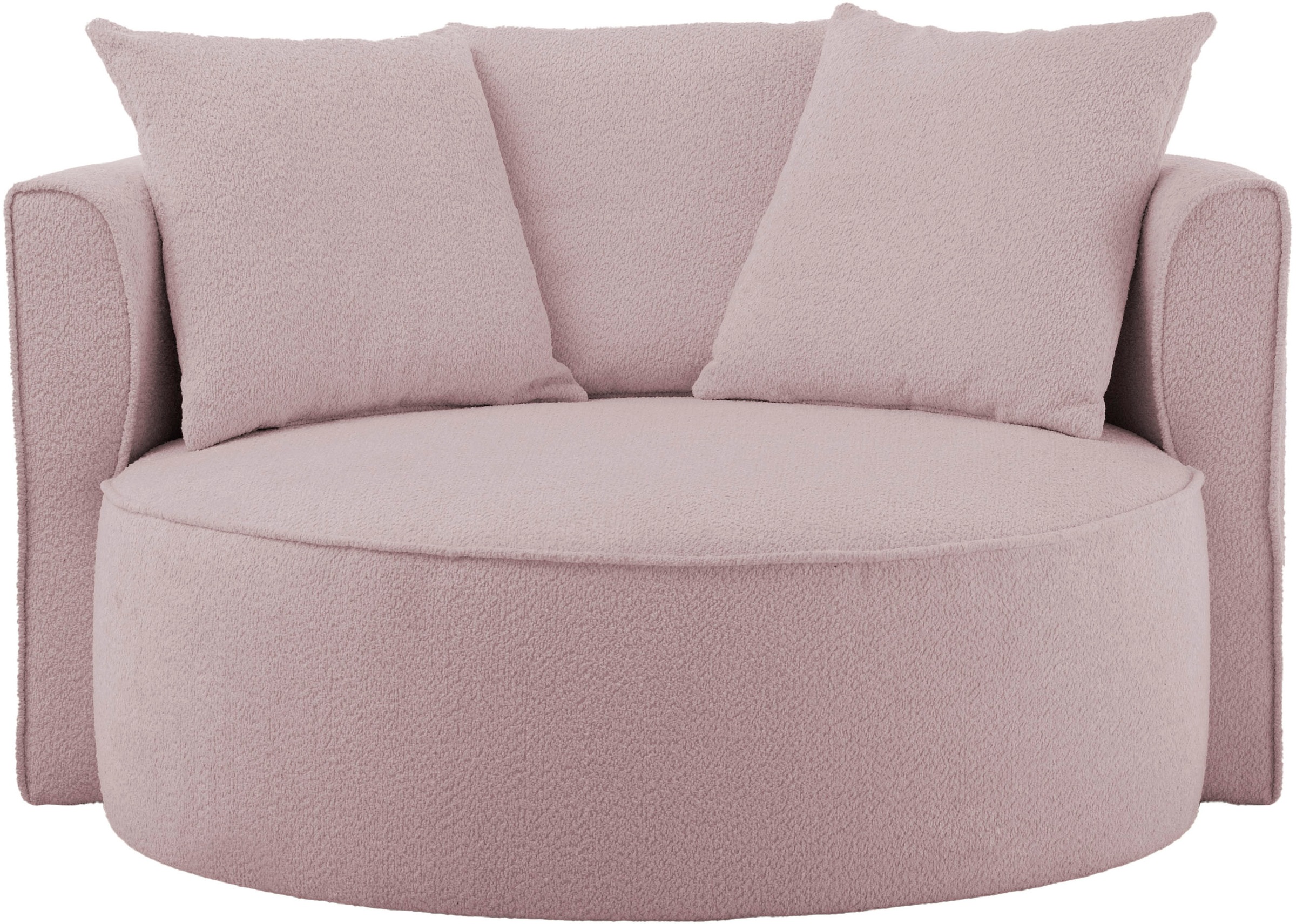LeGer Home by Lena Gercke XXL-Sessel »ISALIE, Sessel in modernen Farben, Lesesessel, Loveseat, Big-Sessel«, trendige Stoffe, mit 3 Zierkissen, große Sitzfläche, Hocker optional