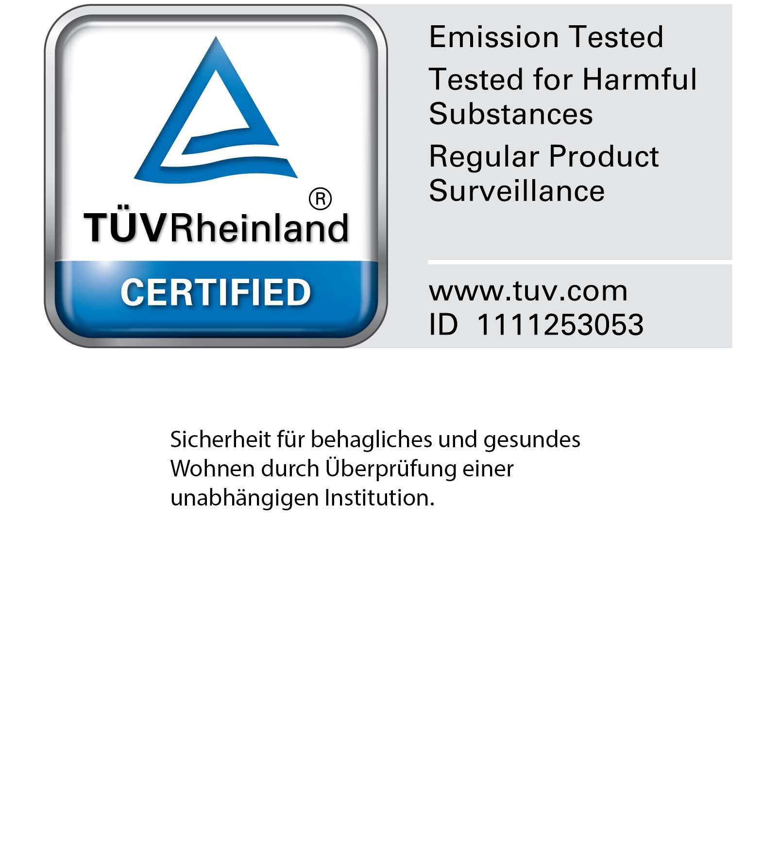 WIEMANN Holzbett »Cardiff, Bettgestell, Bettrahmen, teilmassiv Erle« Belastbarkeit 110/220 Kg, 4-fache höhenverstellbar, MADE IN GERMANY,  Kopf- und Fußteil aus Massivholz in Erle, verschiedene Größen