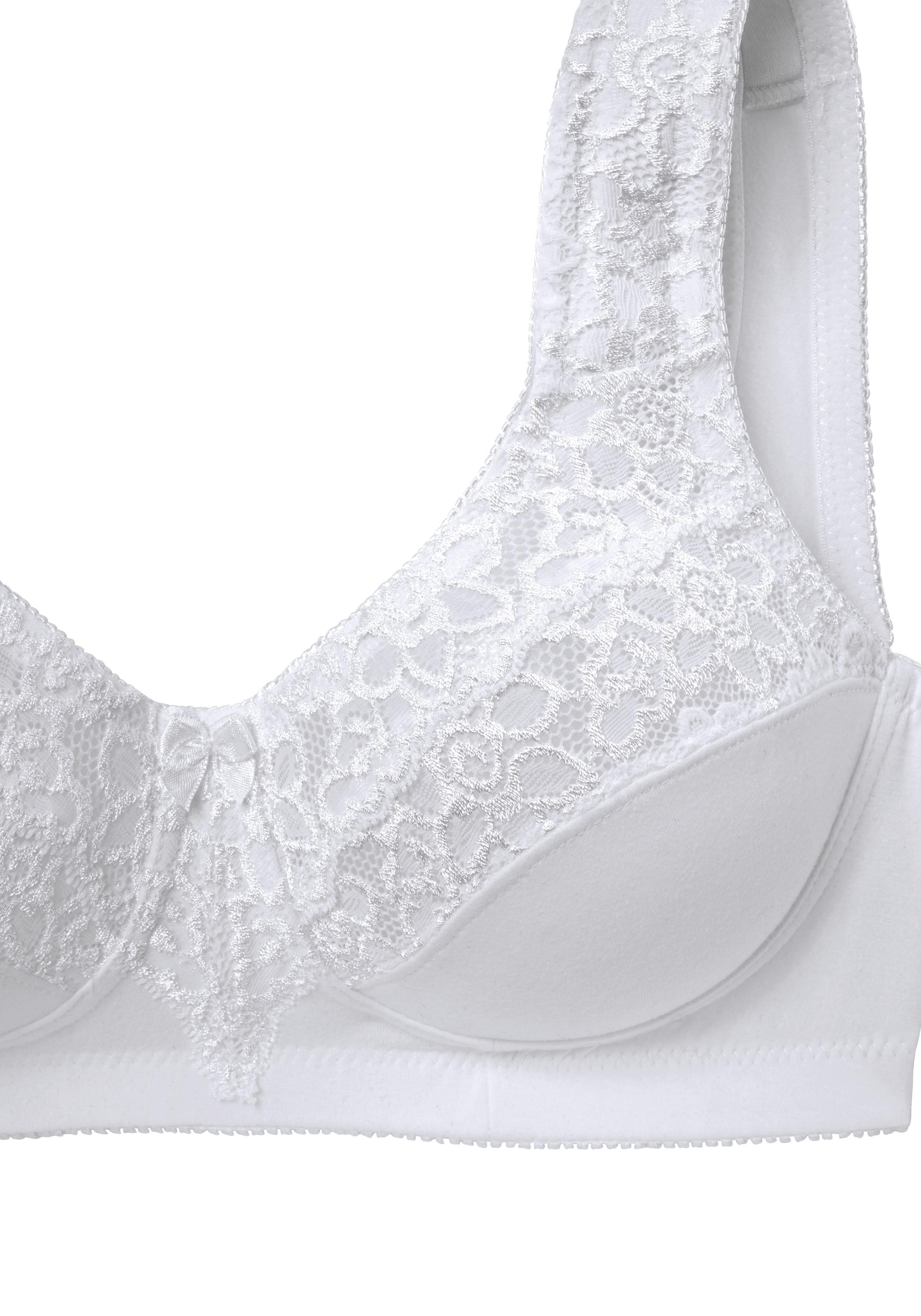 ♕ fleur Dessous Bügel, bei mit eleganter Stück), (Packung, Basic ohne Spitze, petite Entlastungs-BH, 2